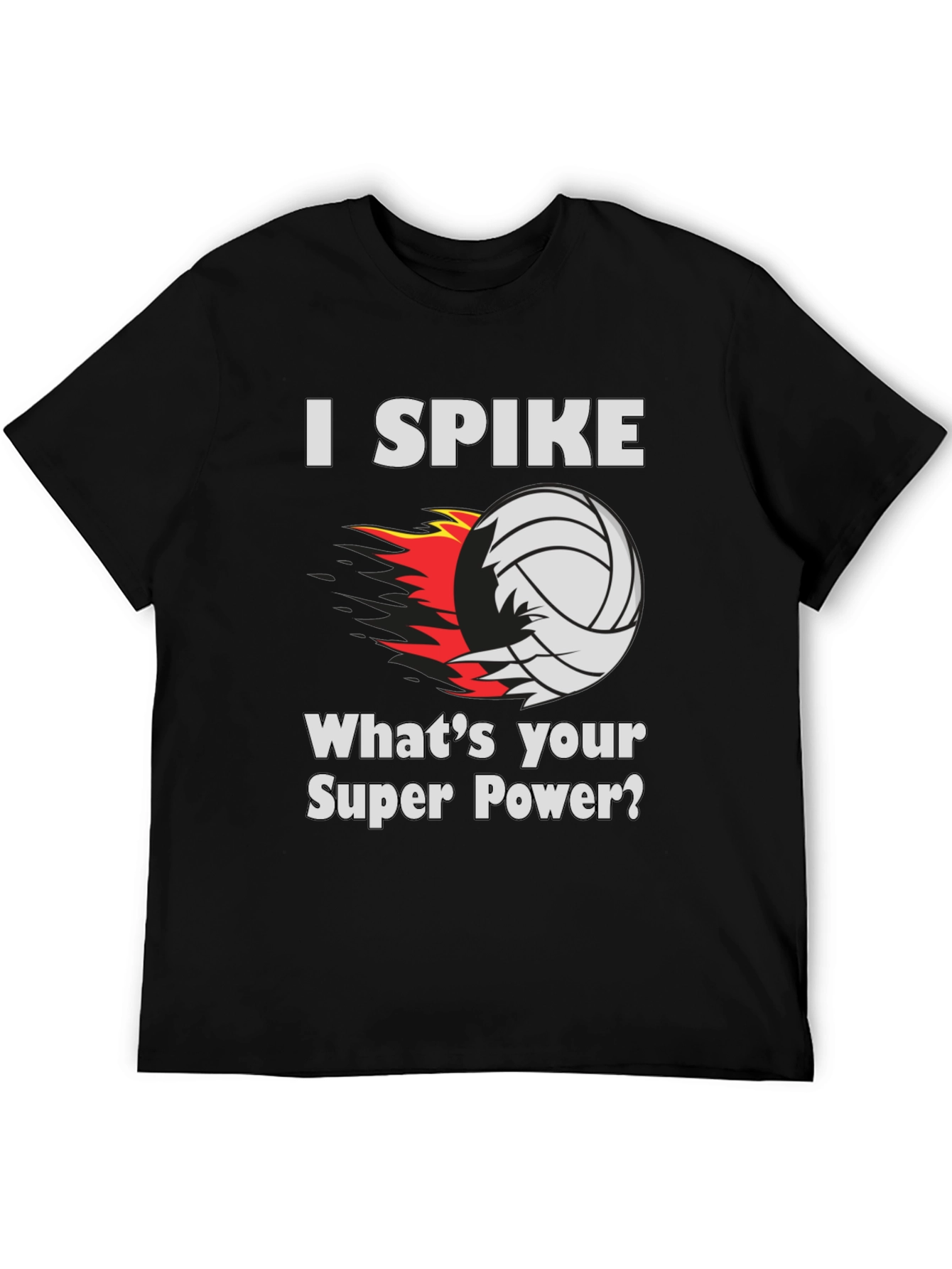 Volleyball Spike Super Power T-Shirt