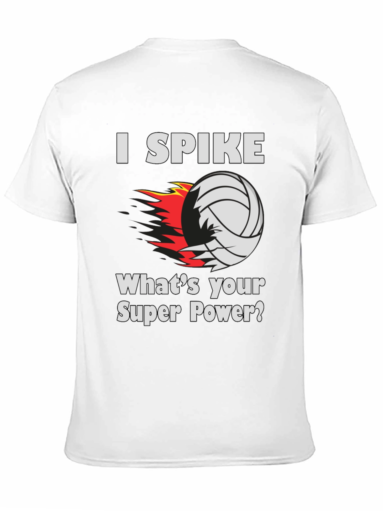 Volleyball Spike Super Power T-Shirt