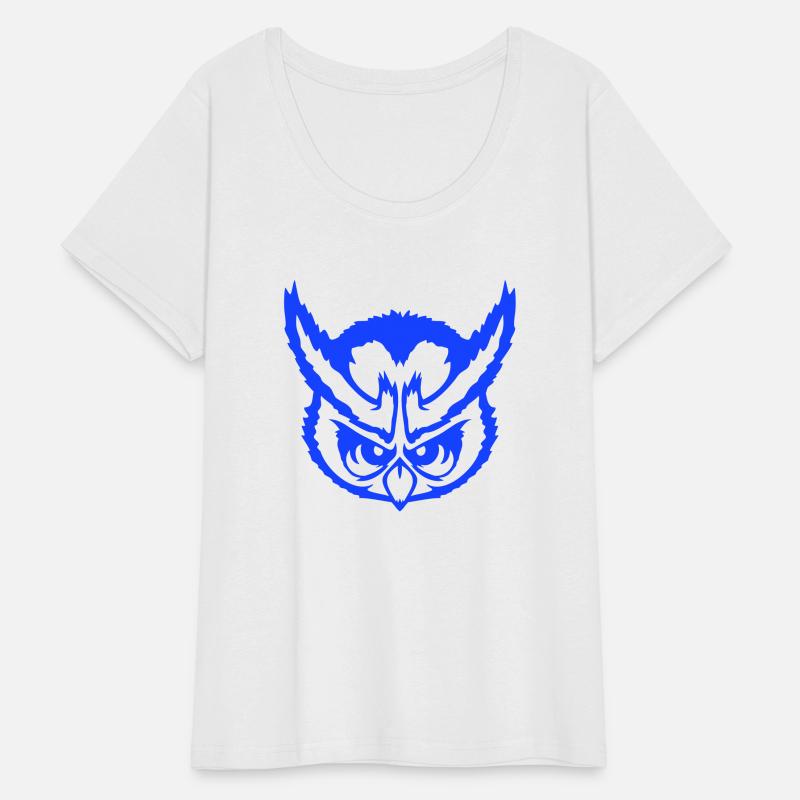 Owl looks evil dangerous cool face head comic fun