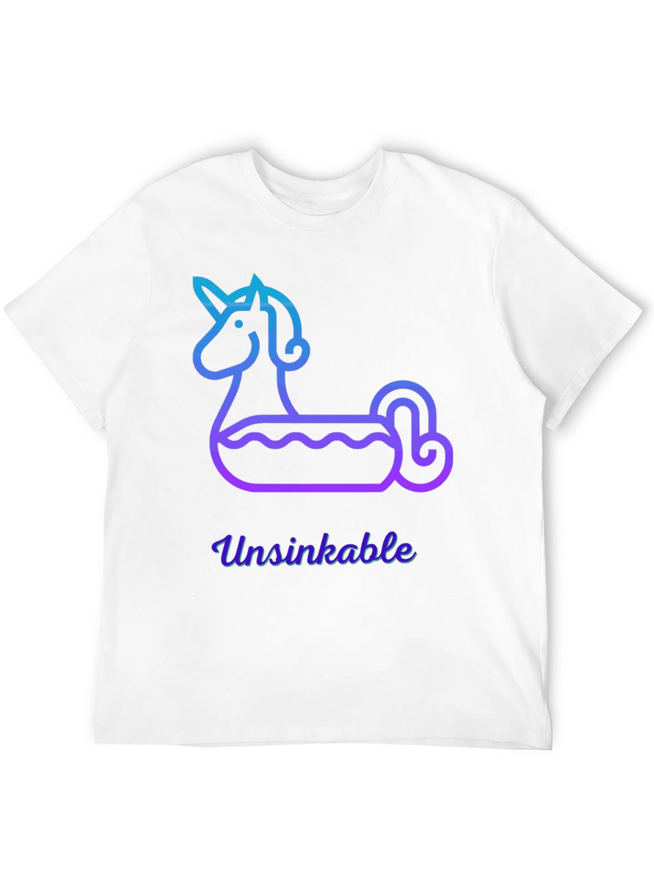 Unsinkable Unicorn Pool Float Tee