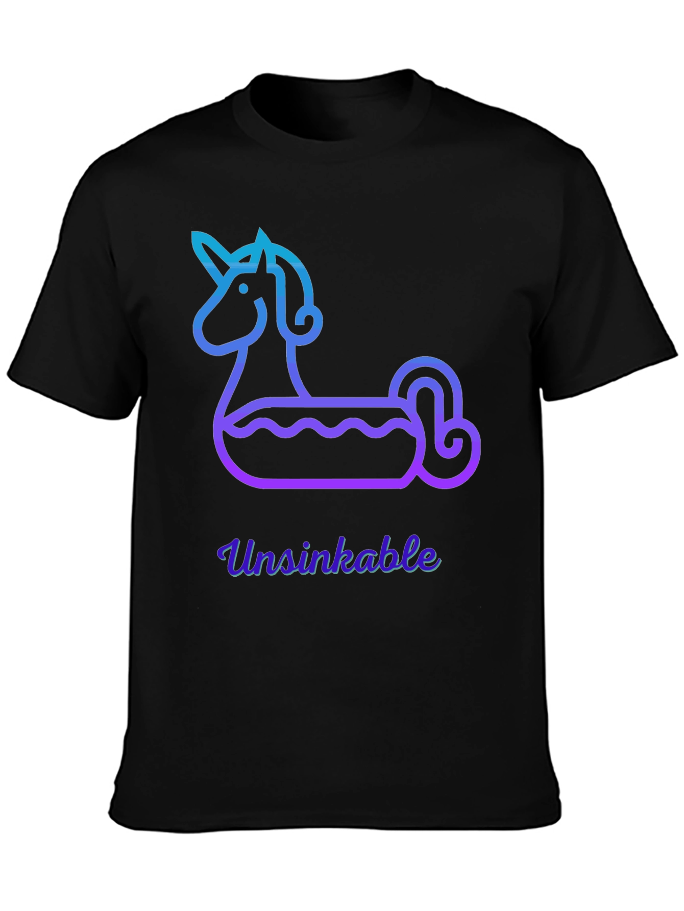 Unsinkable Unicorn Pool Float Tee
