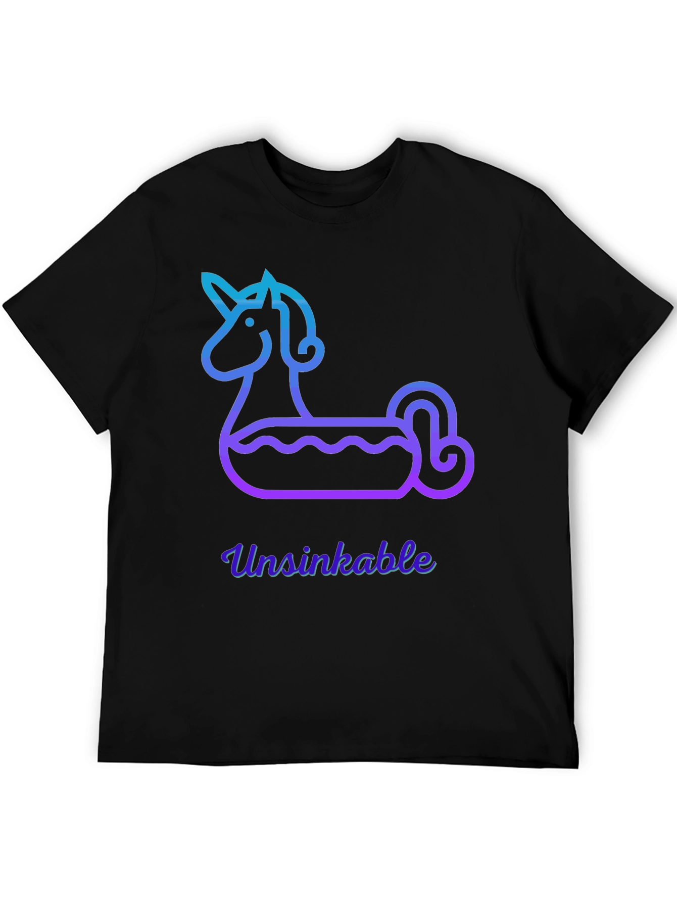 Unsinkable Unicorn Pool Float Tee