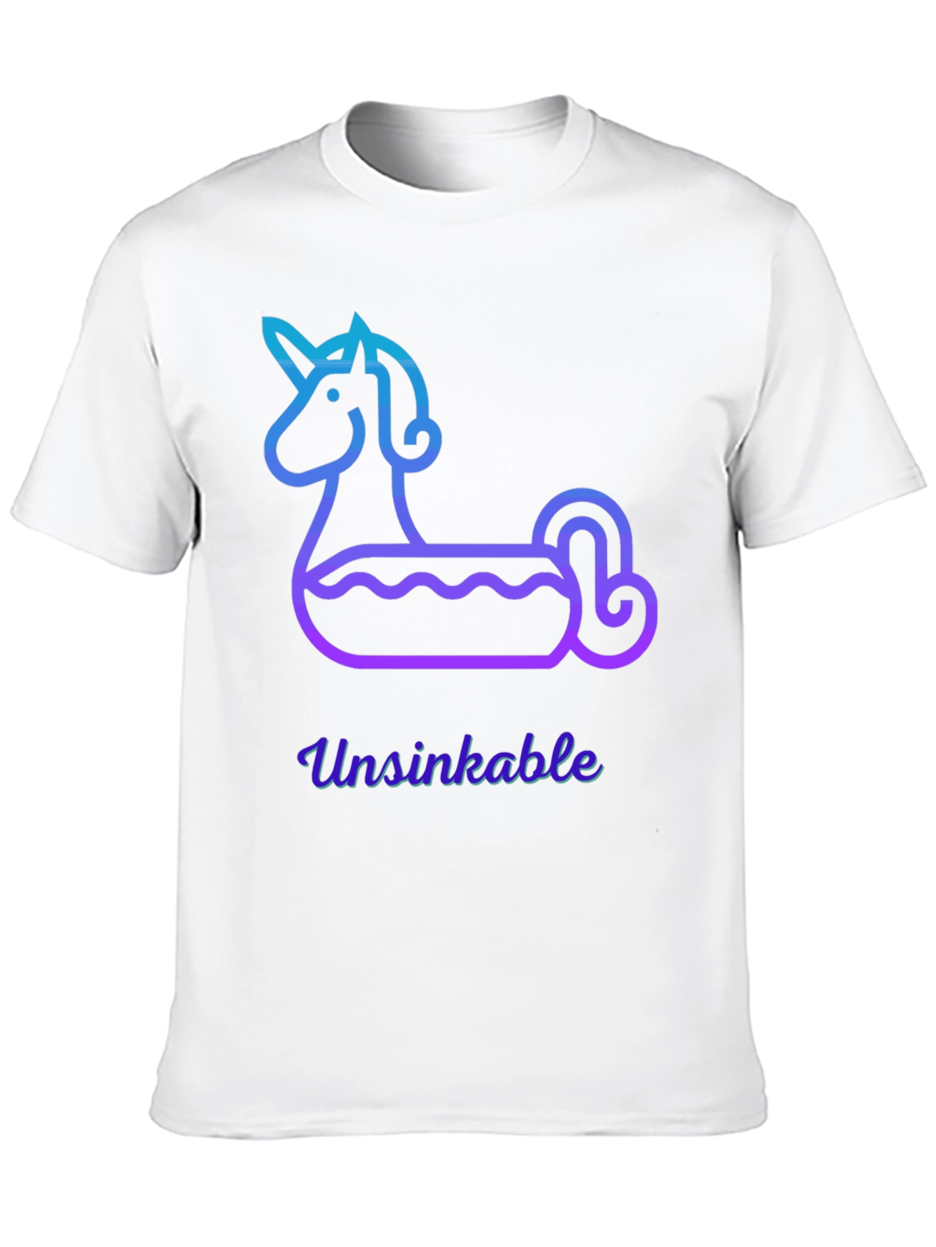 Unsinkable Unicorn Pool Float Tee