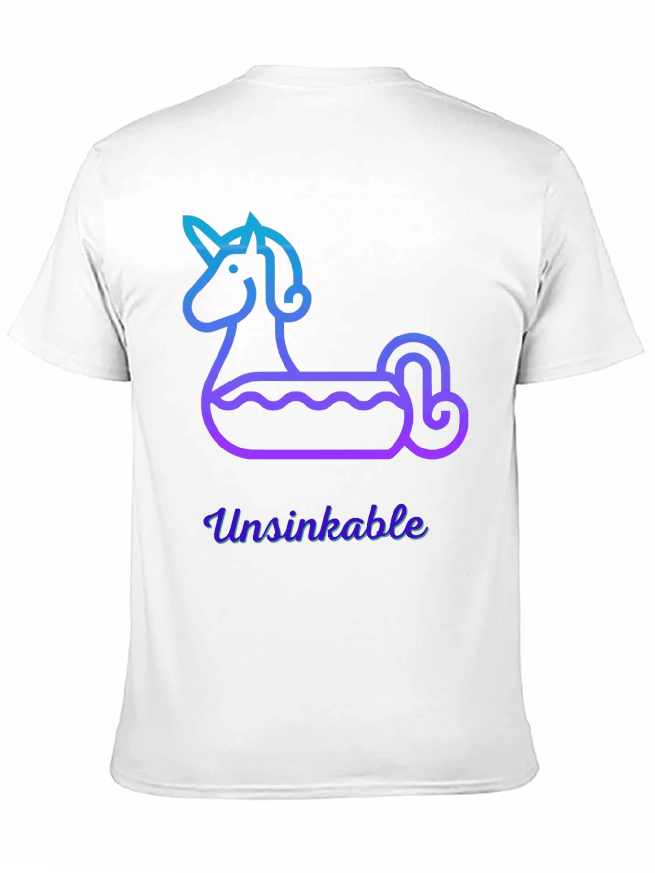 Unsinkable Unicorn Pool Float Tee
