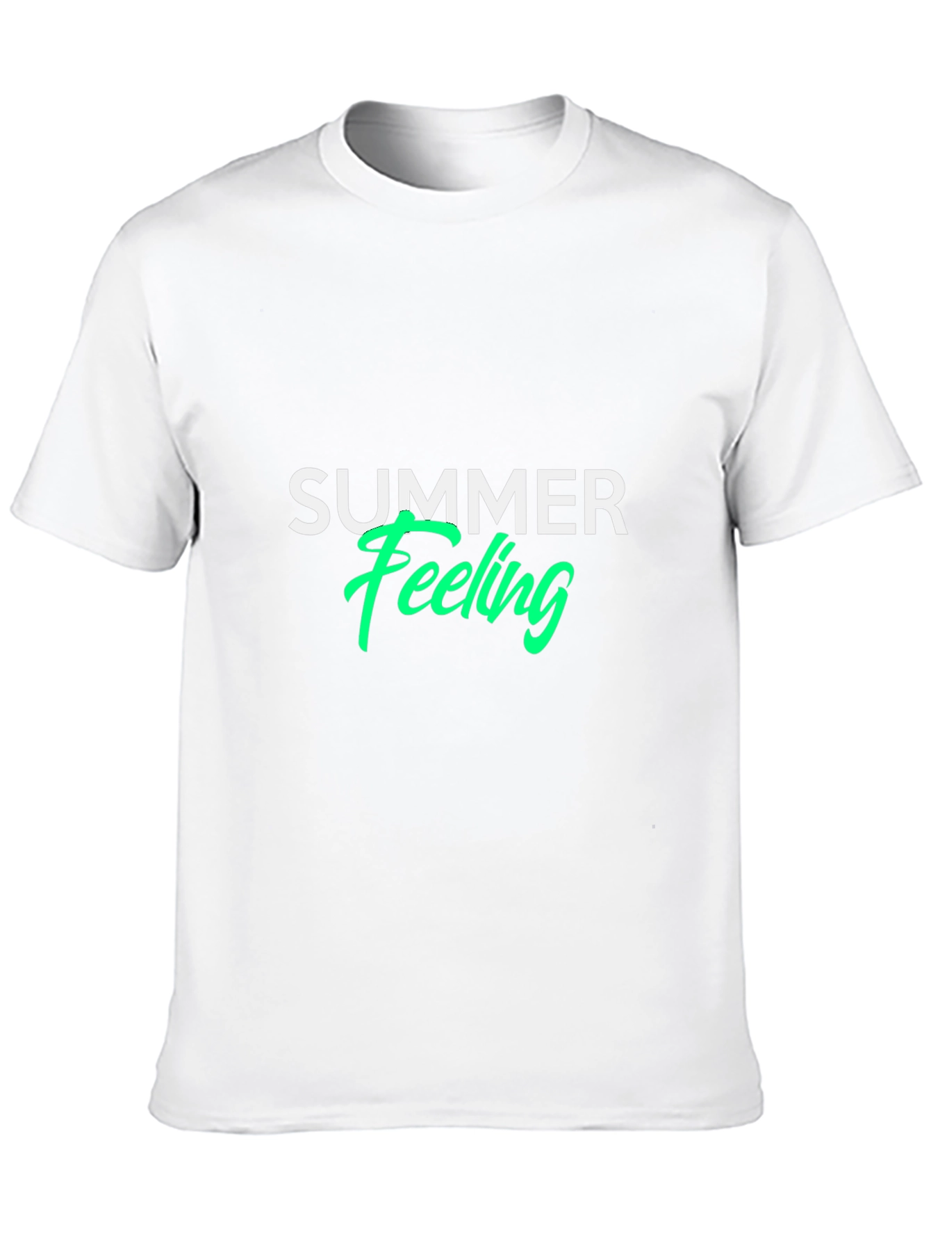 Summer Feeling Black T-Shirt
