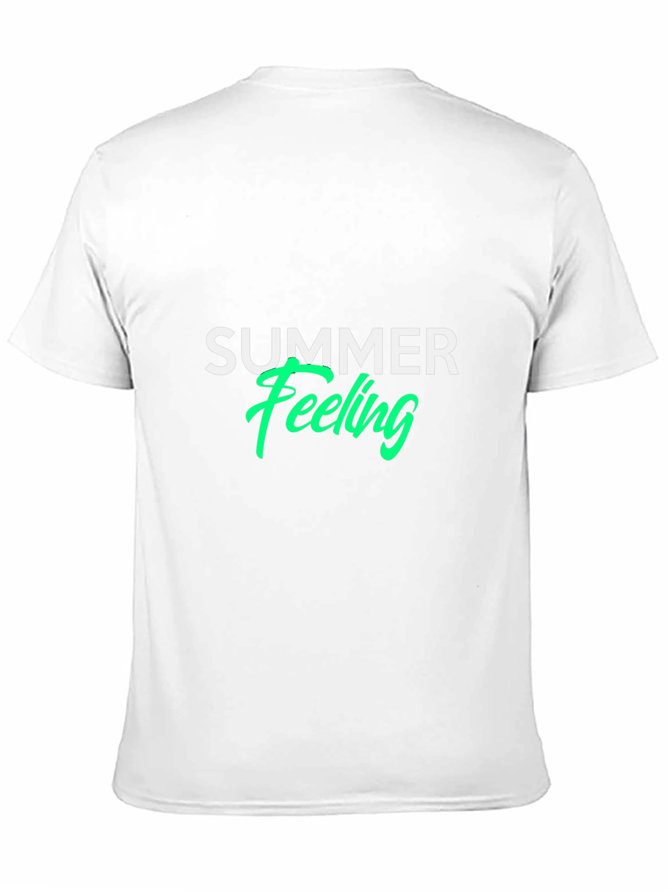 Summer Feeling Black T-Shirt