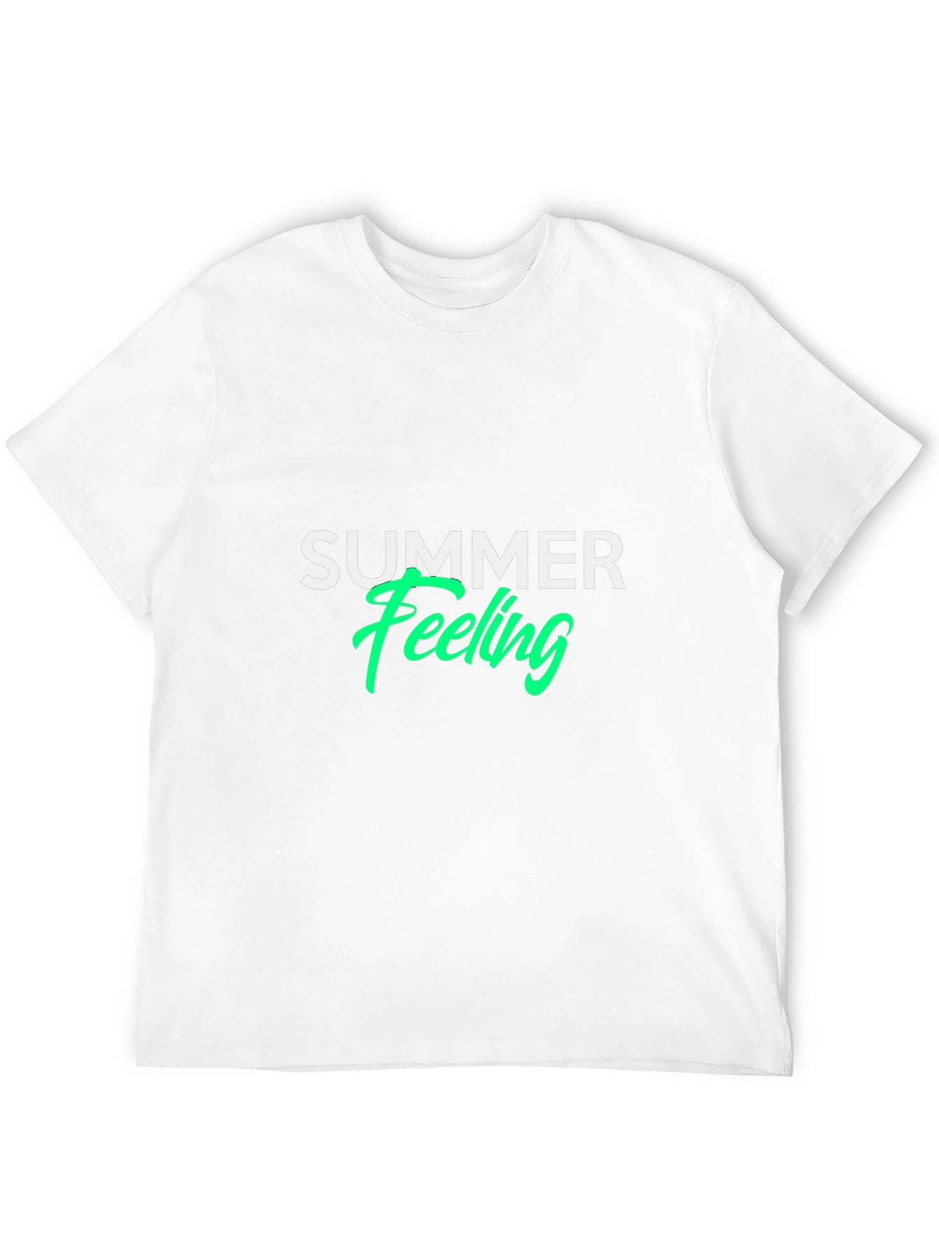 Summer Feeling Black T-Shirt