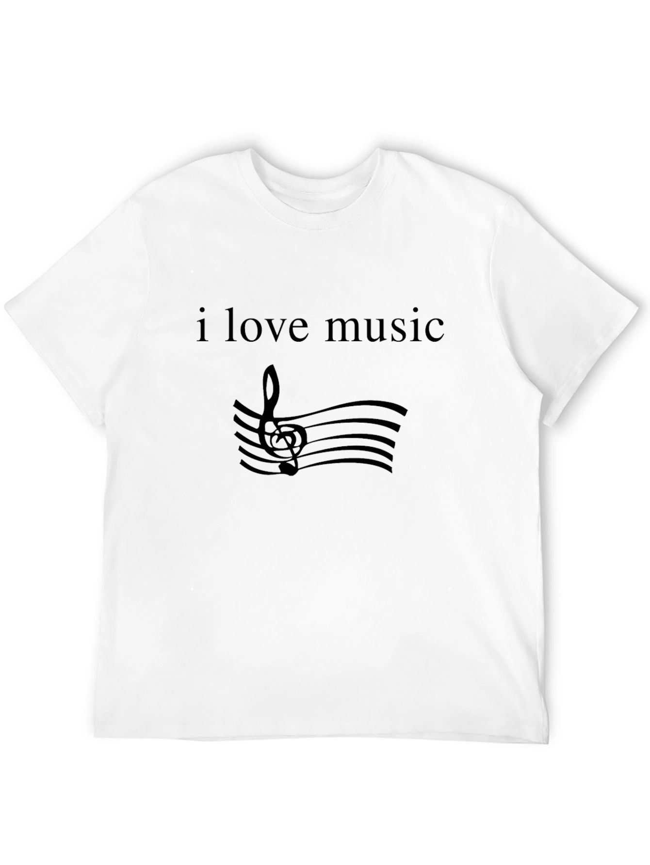 I Love Music T-Shirt - Stylish Graphic Tee
