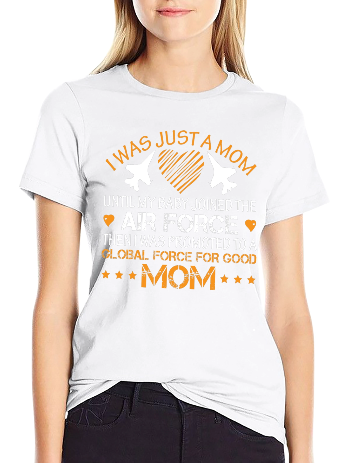 Air Force Mom Graphic T-Shirt
