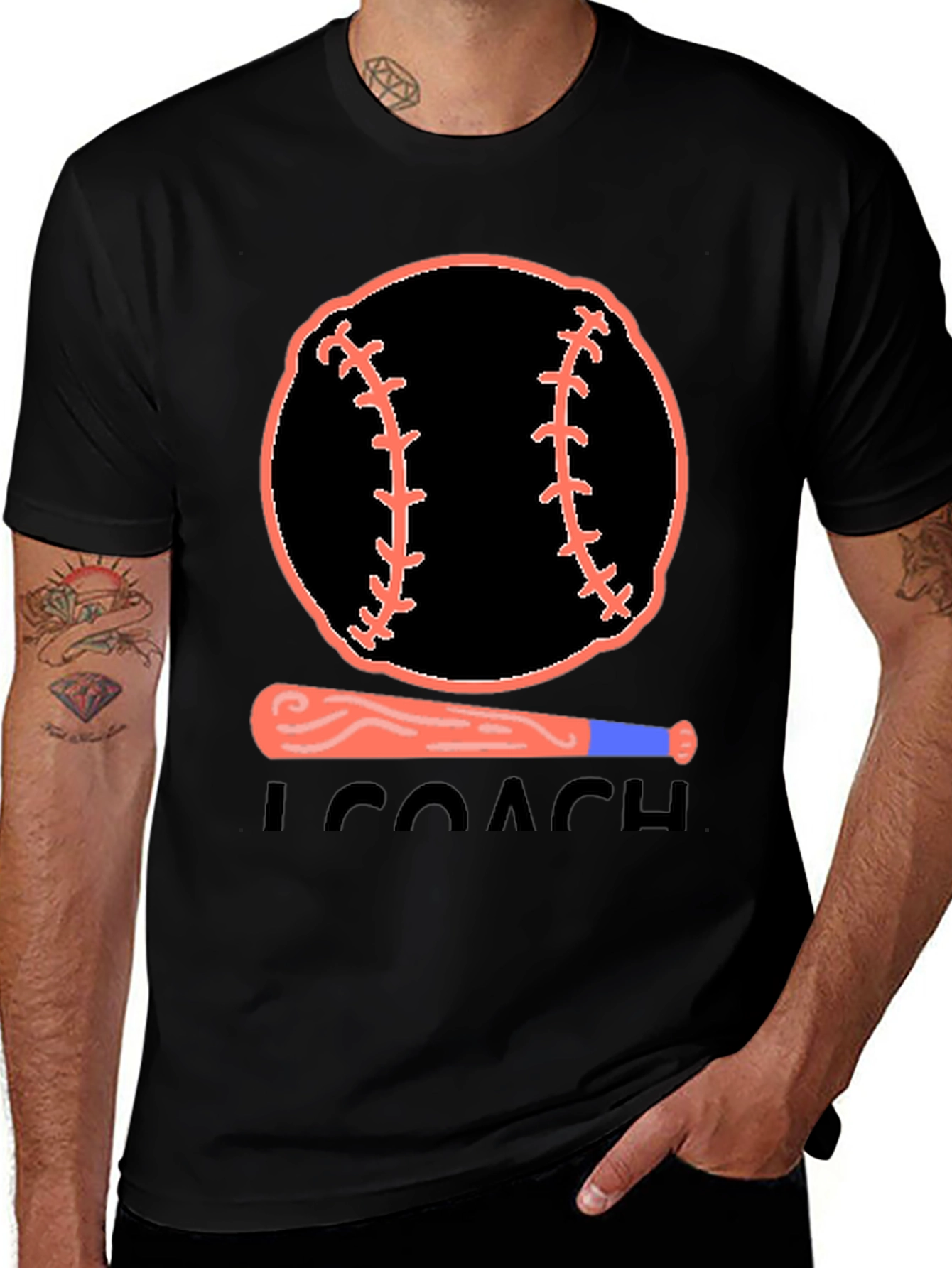 I Coach Baseball T-Shirt - Perfect for Coaches!