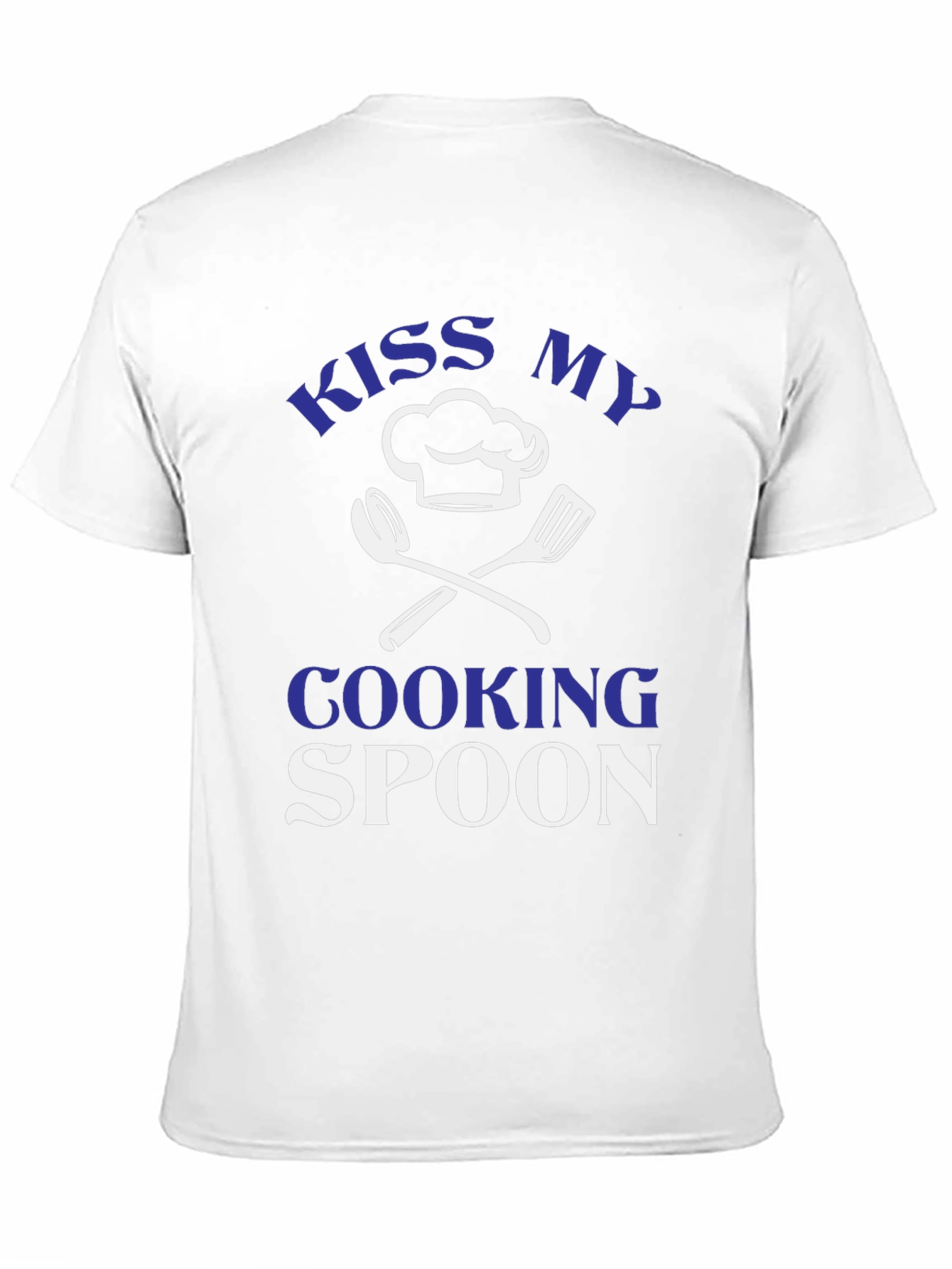 Kiss My Cooking Spoon T-Shirt Chef Cook Gift