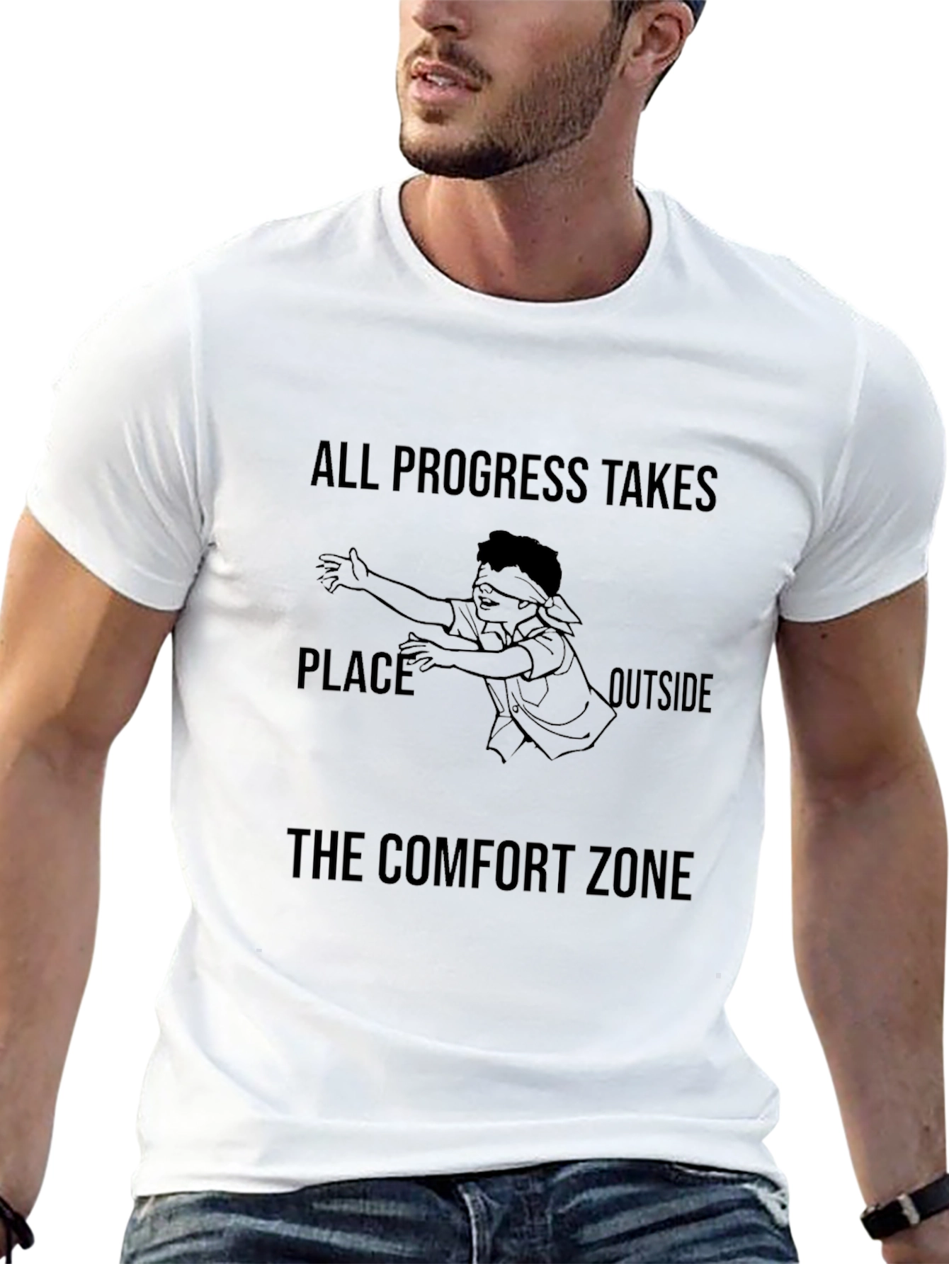 Motivational Comfort Zone Graphic Tee