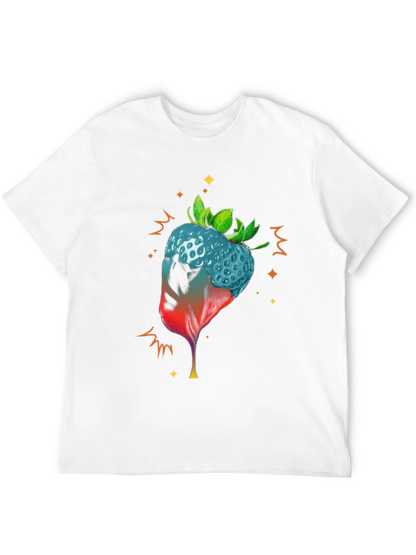 Strawberry Dip Graphic Tee - Unique Design