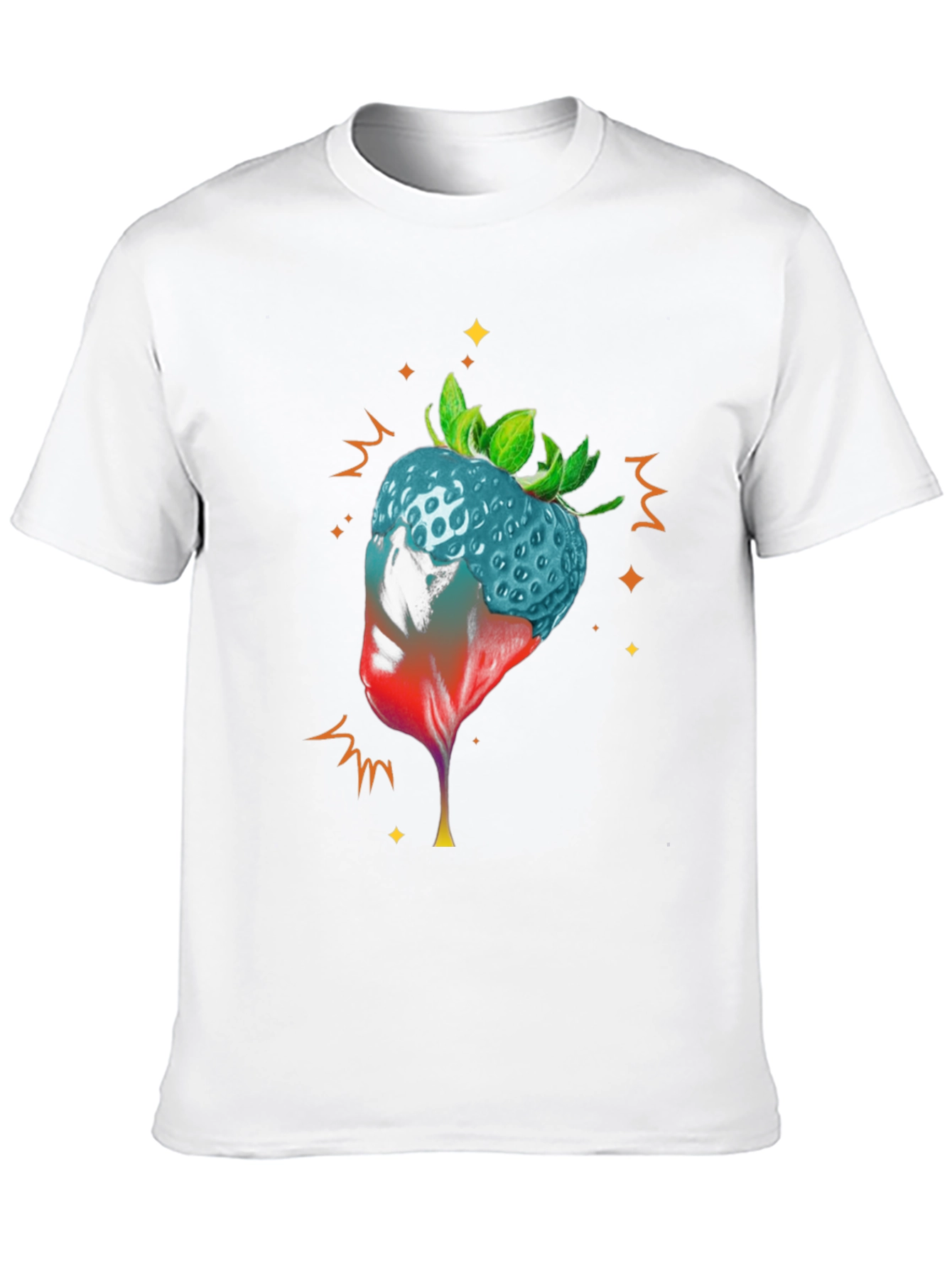 Strawberry Dip Graphic Tee - Unique Design