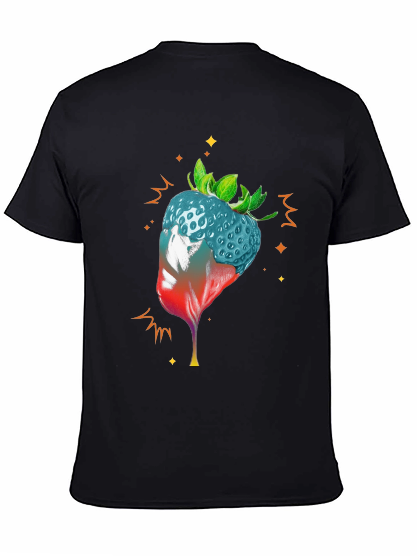 Strawberry Dip Graphic Tee - Unique Design