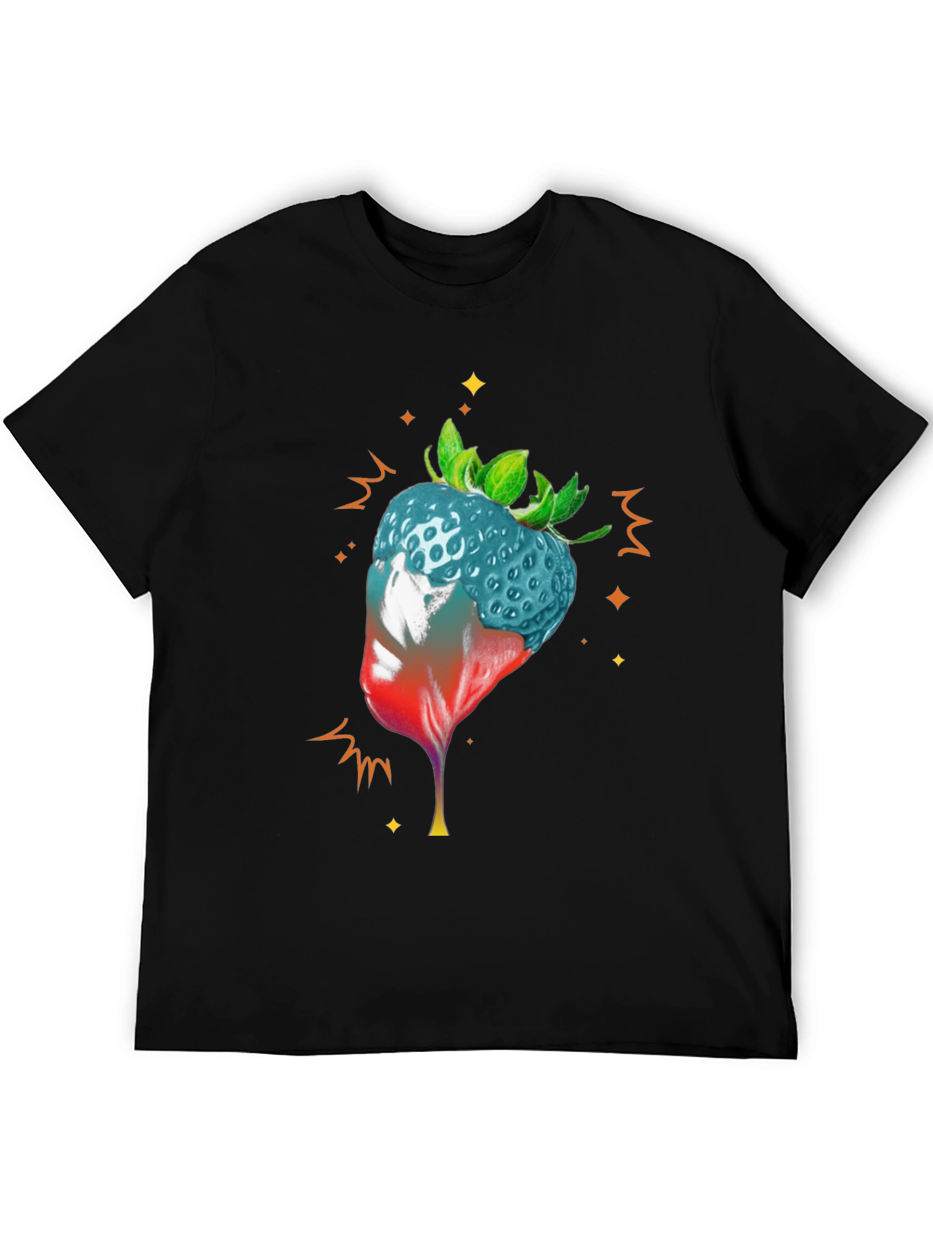 Strawberry Dip Graphic Tee - Unique Design