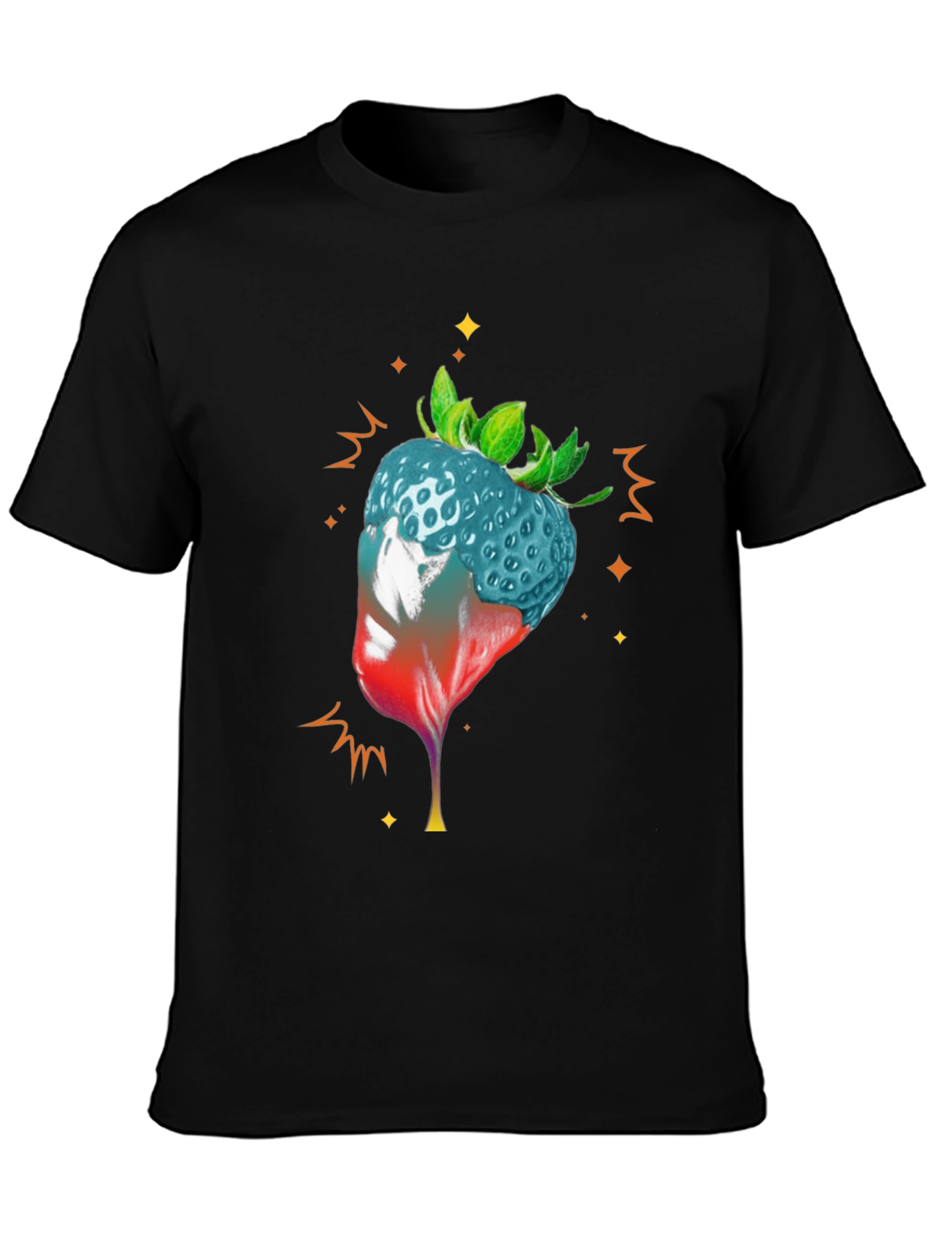 Strawberry Dip Graphic Tee - Unique Design