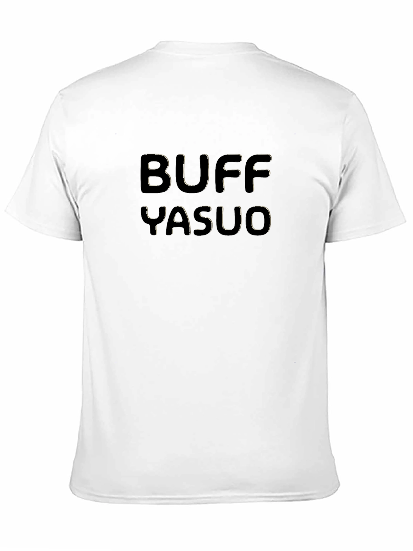 Buff Yasuo Black Graphic Tee