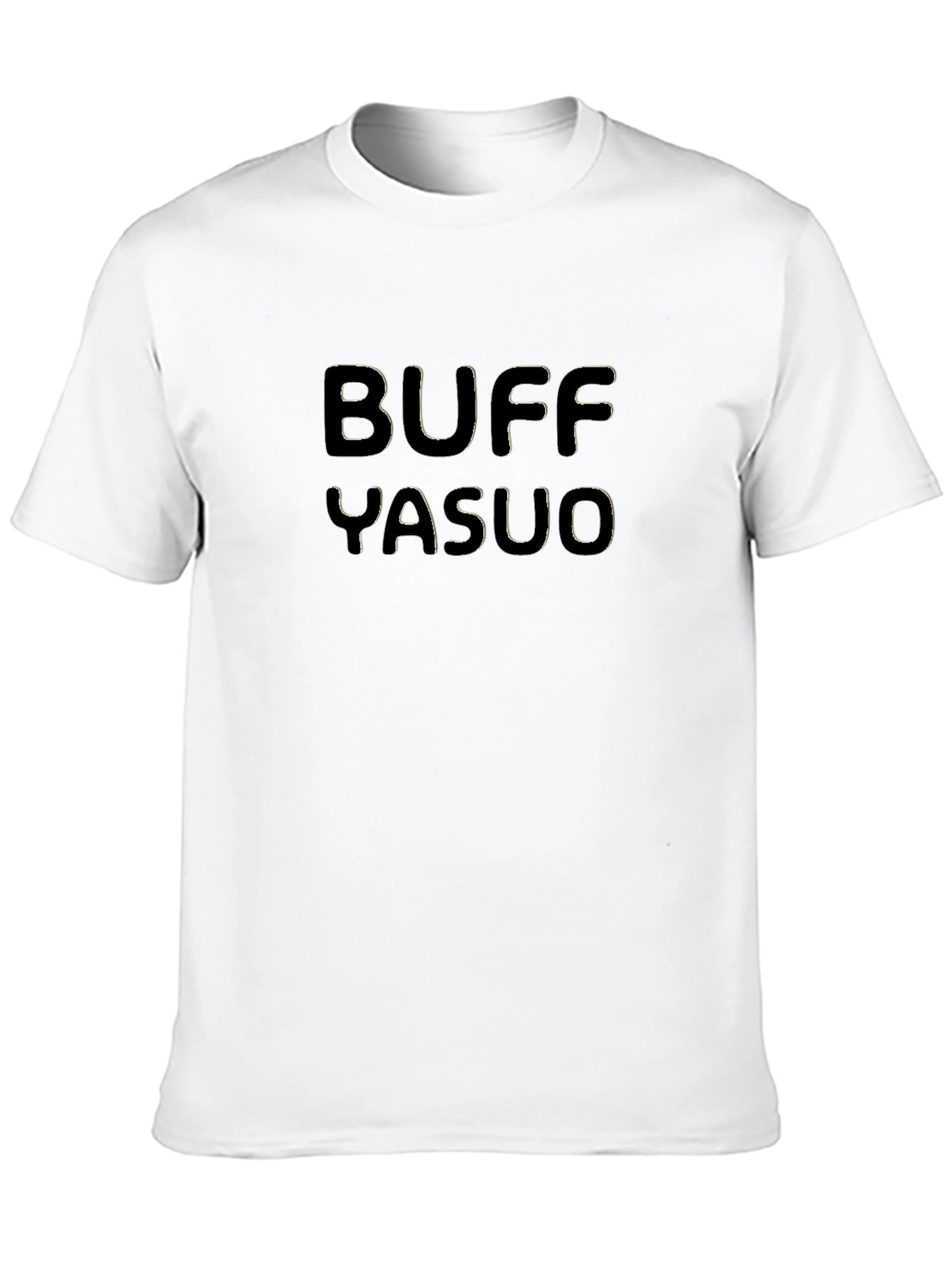 Buff Yasuo Black Graphic Tee