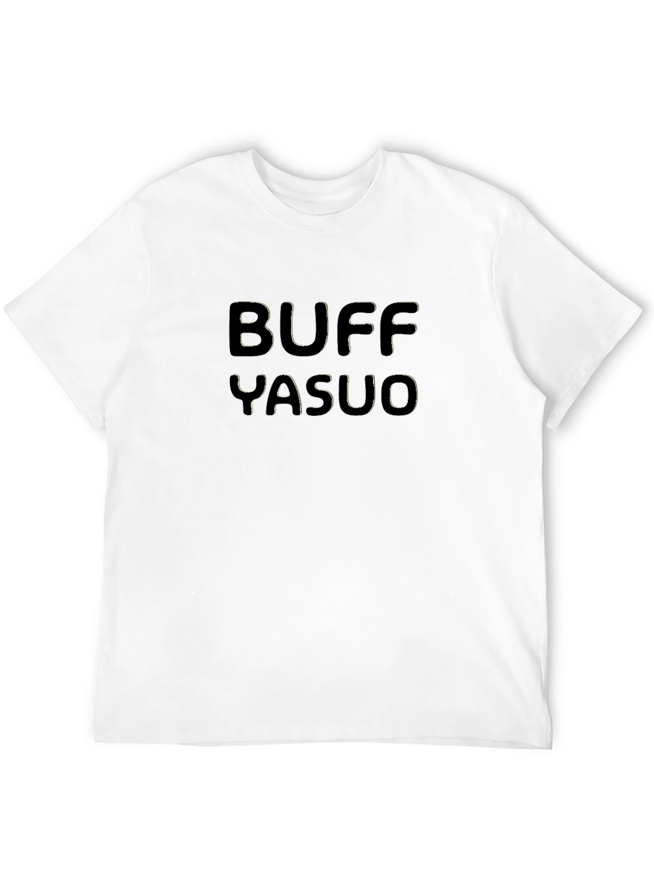 Buff Yasuo Black Graphic Tee