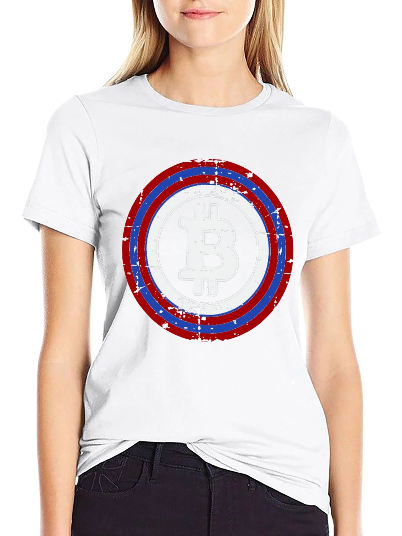 Bitcoin Captain Shield T-Shirt - Crypto Tee