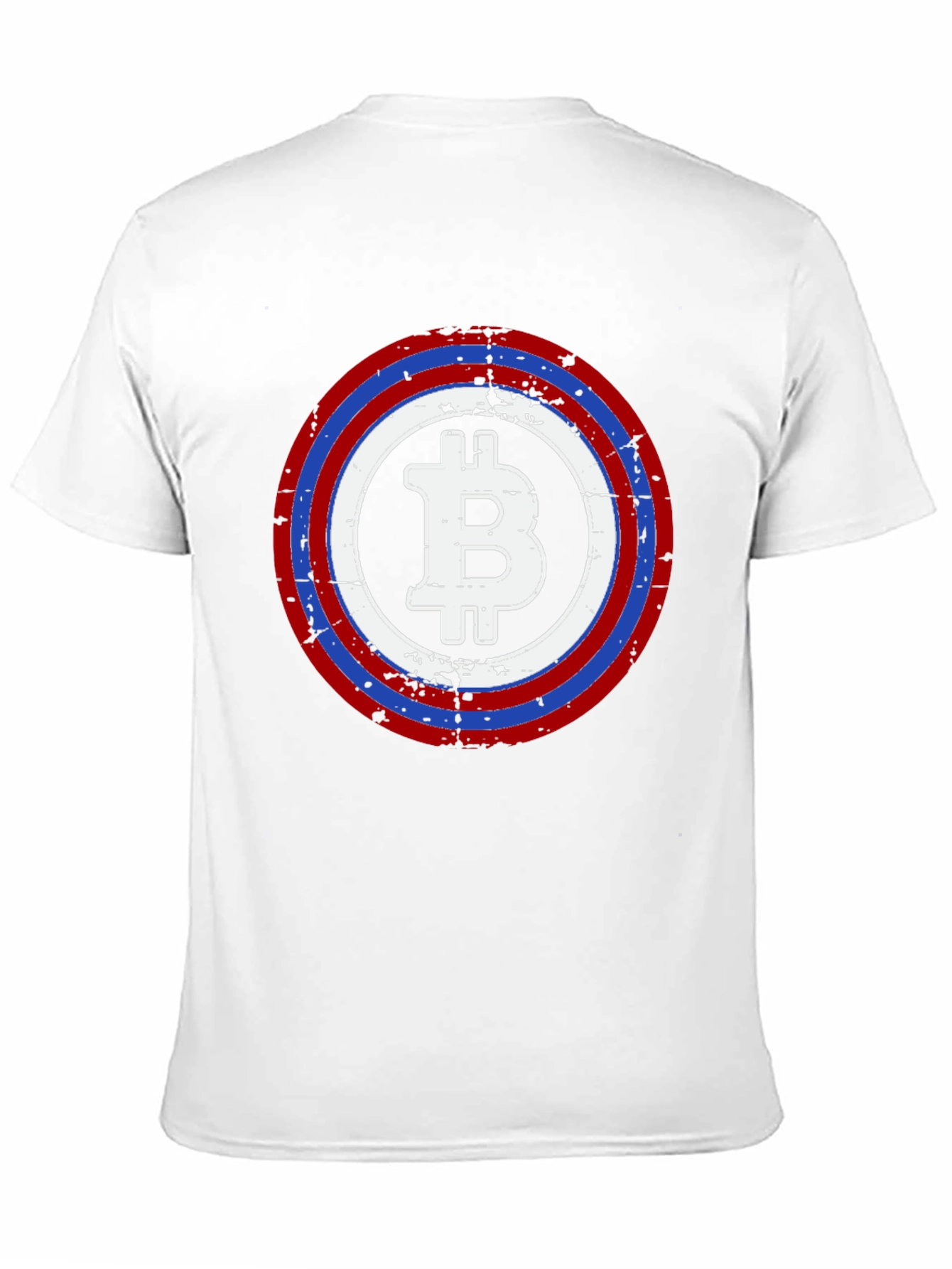 Bitcoin Captain Shield T-Shirt - Crypto Tee