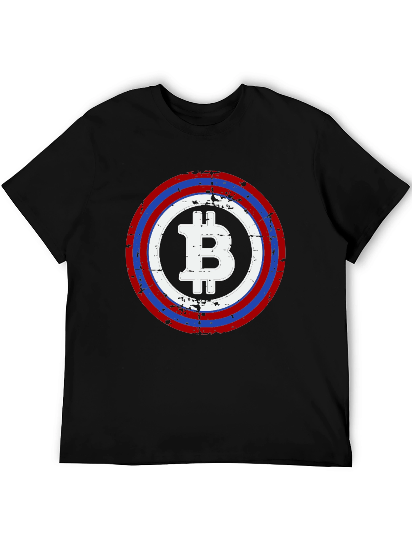 Bitcoin Captain Shield T-Shirt - Crypto Tee