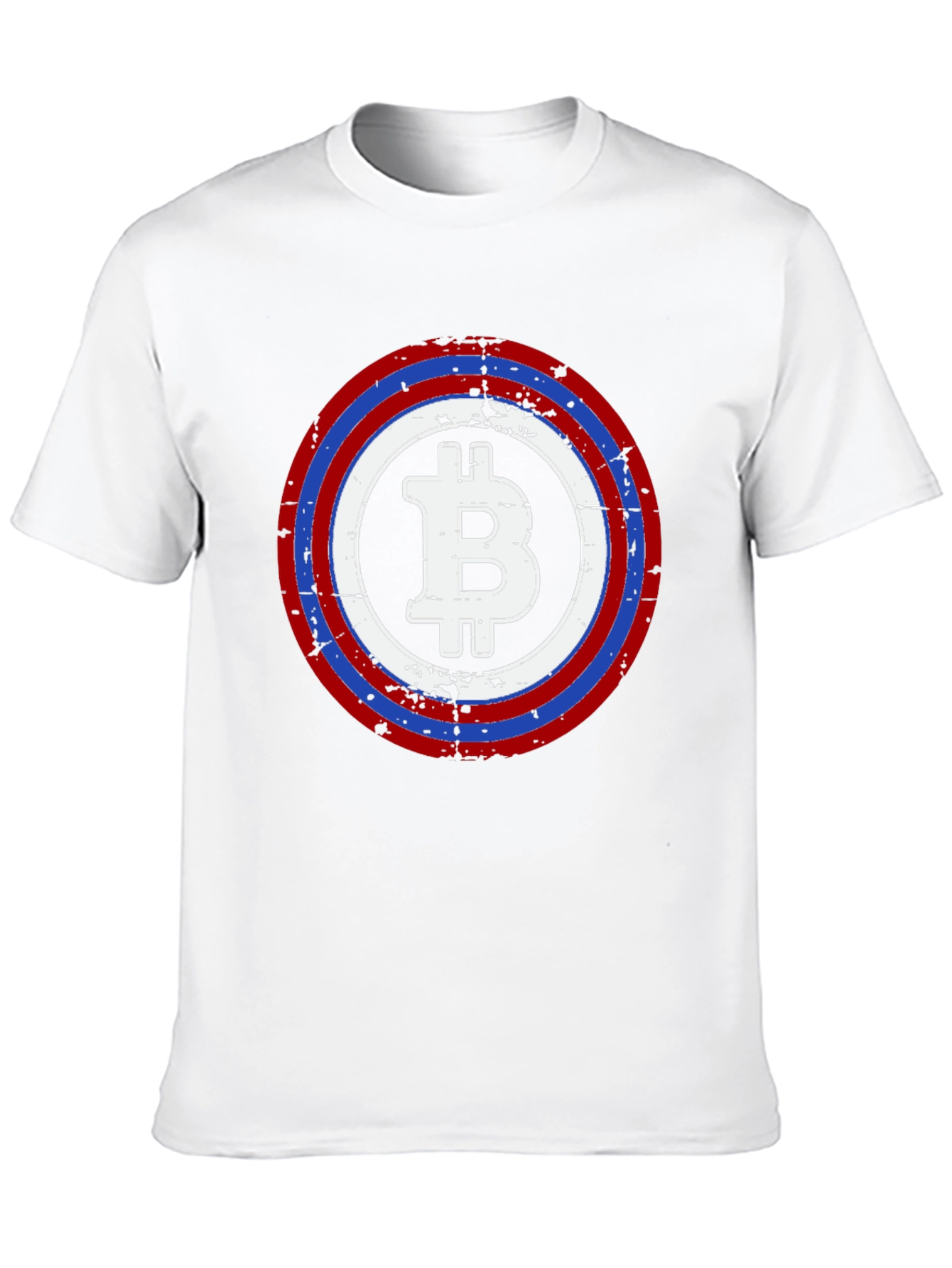 Bitcoin Captain Shield T-Shirt - Crypto Tee
