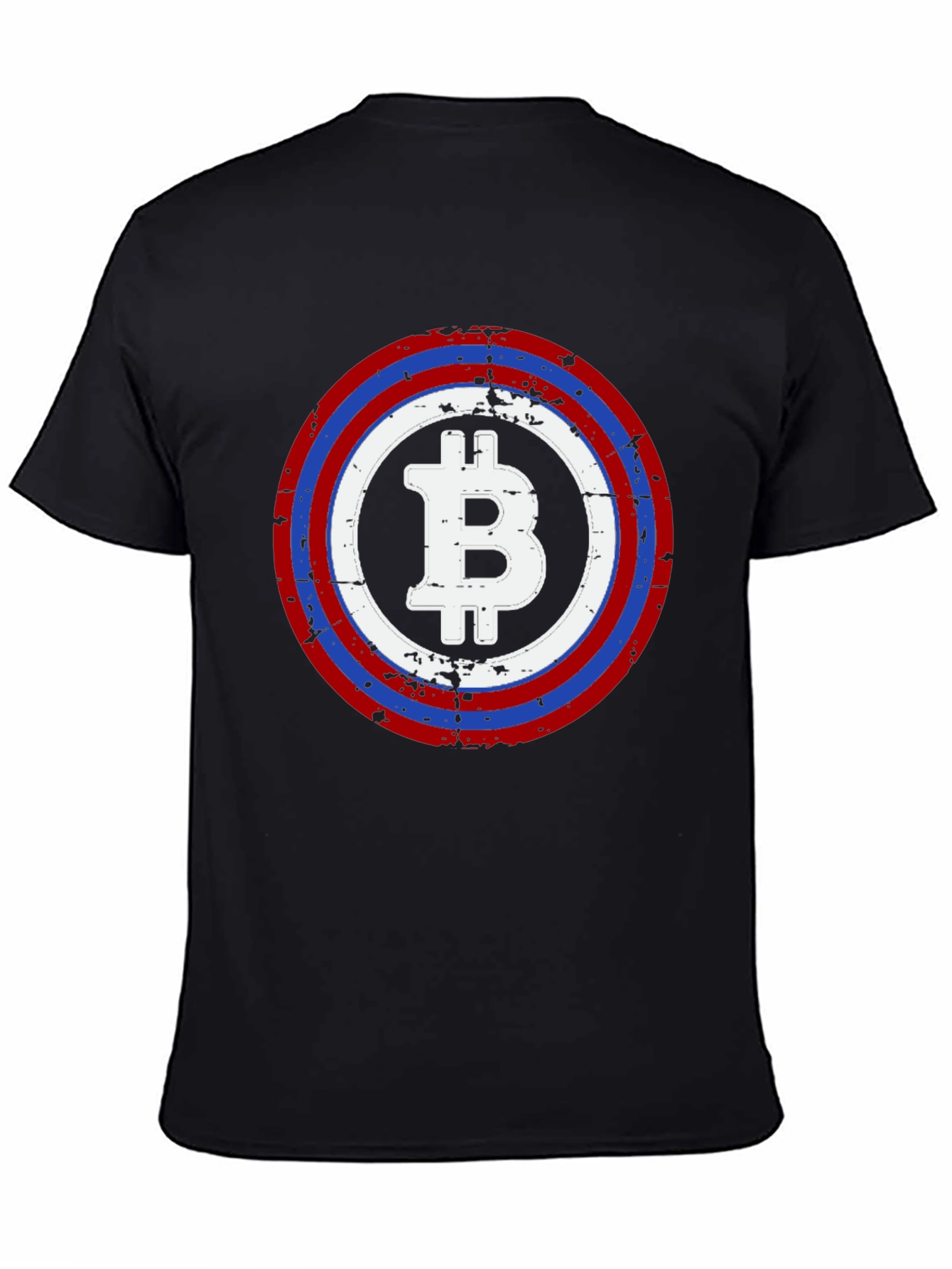 Bitcoin Captain Shield T-Shirt - Crypto Tee