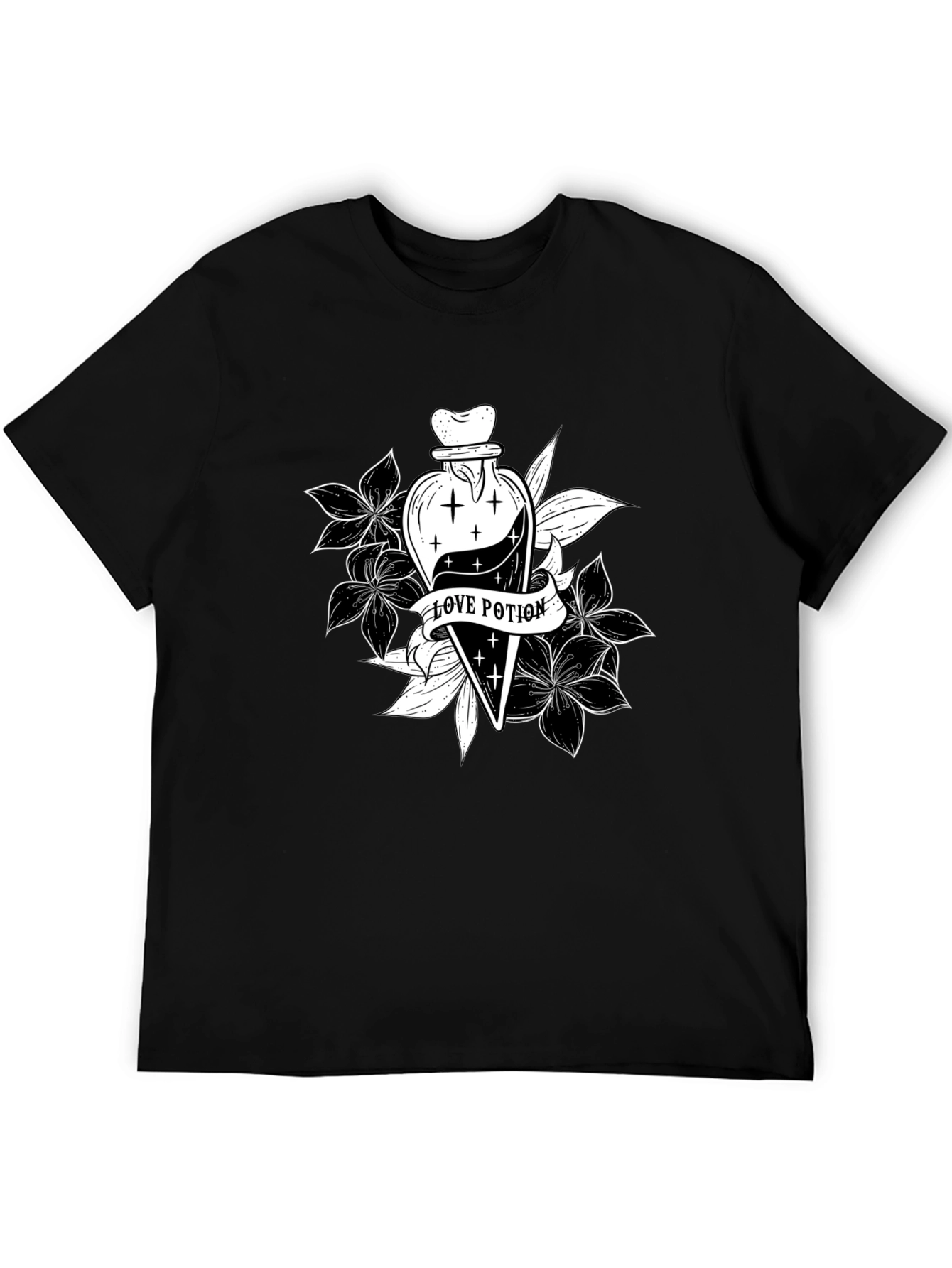 Love Potion Graphic T-Shirt - Black