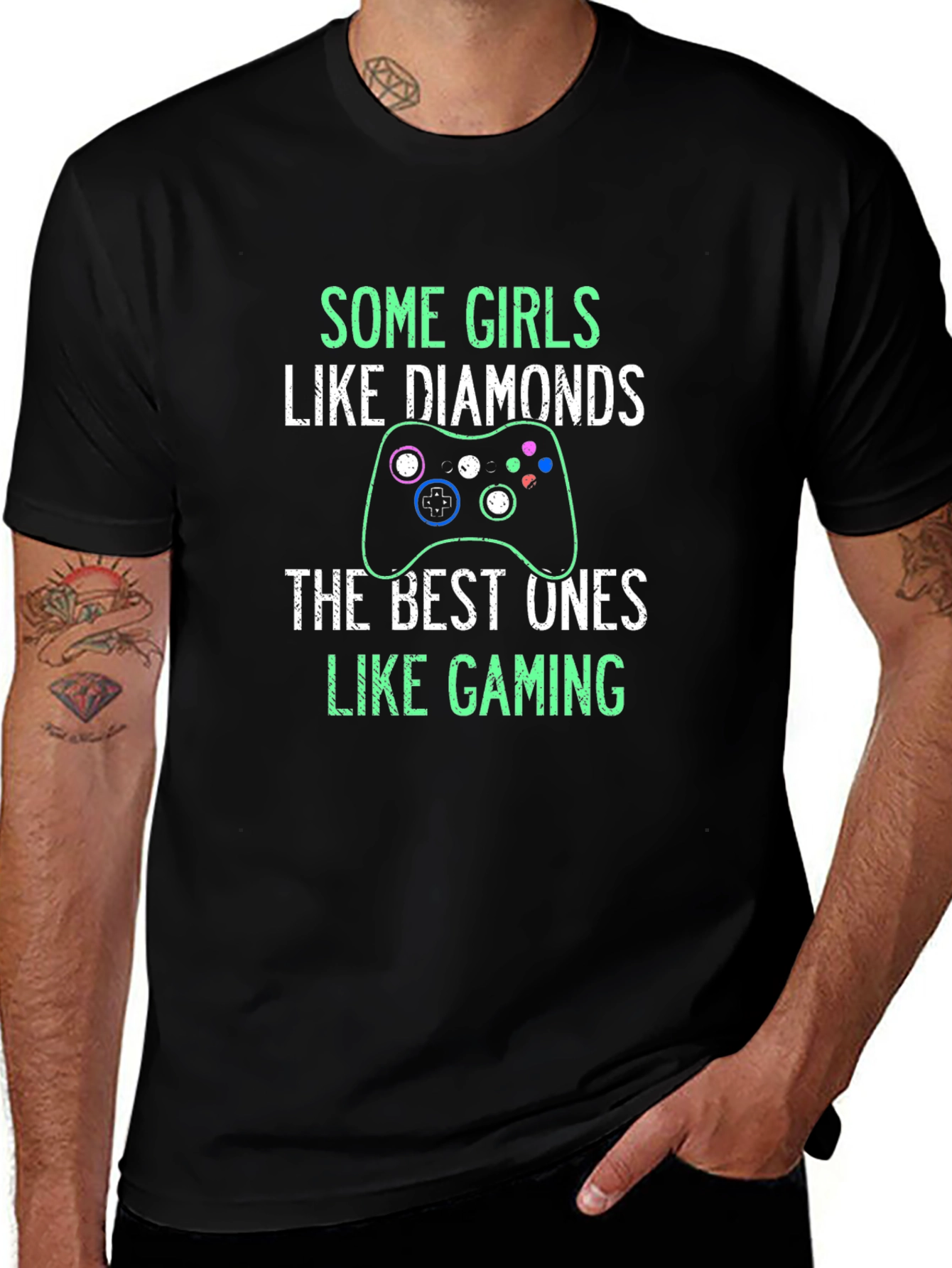 Gamer Girl T-Shirt: Some Girls Like Gaming