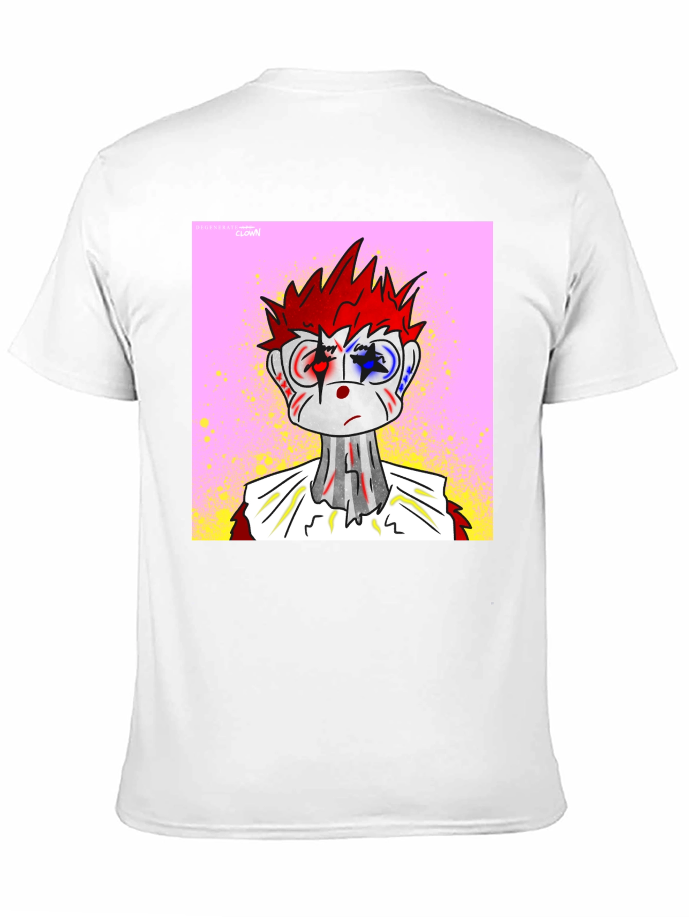 Clown NFT Black Tee - Unique Graphic Design