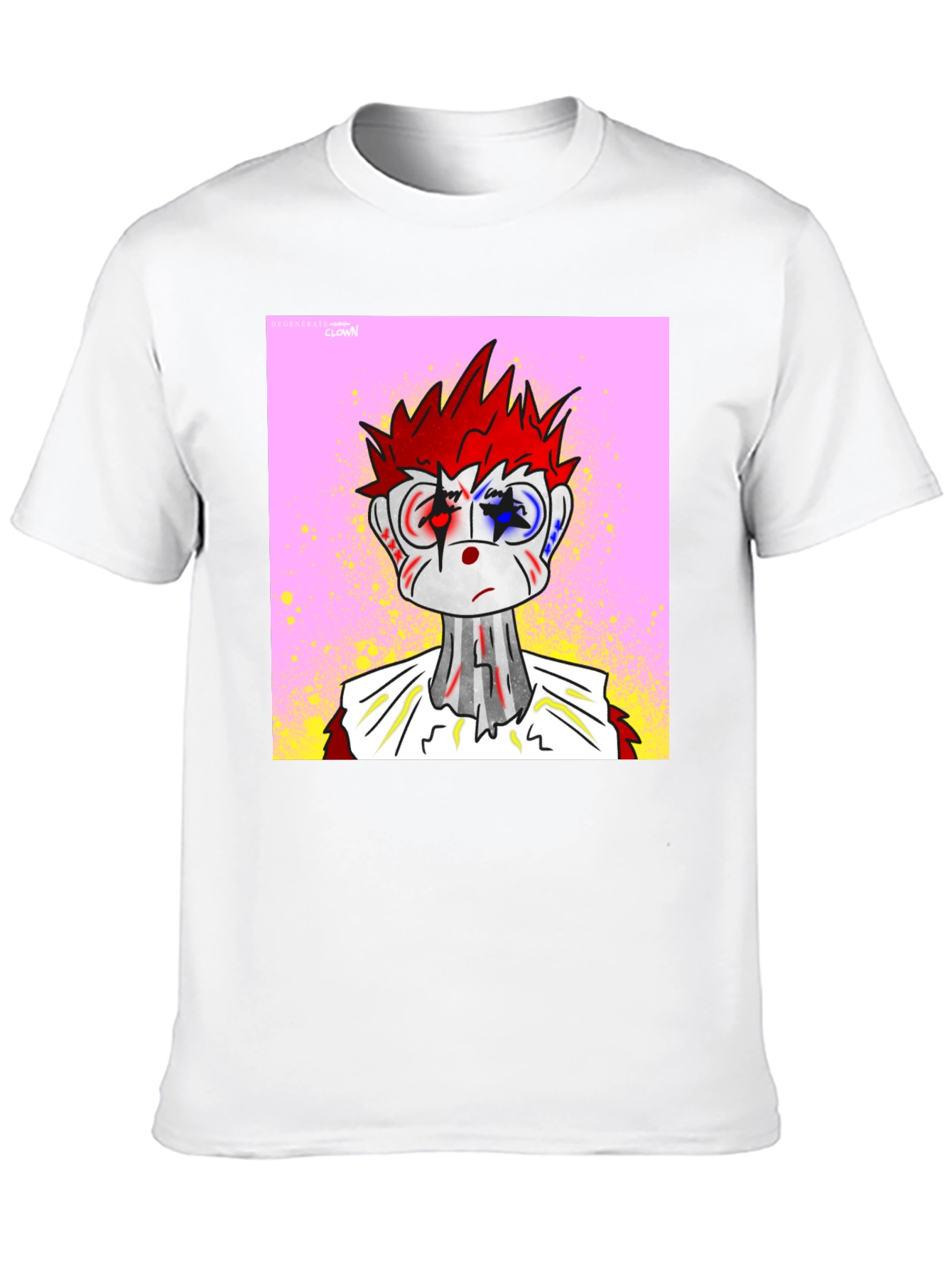 Clown NFT Black Tee - Unique Graphic Design