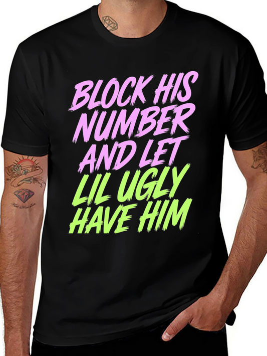Block His Number Graphic Tee