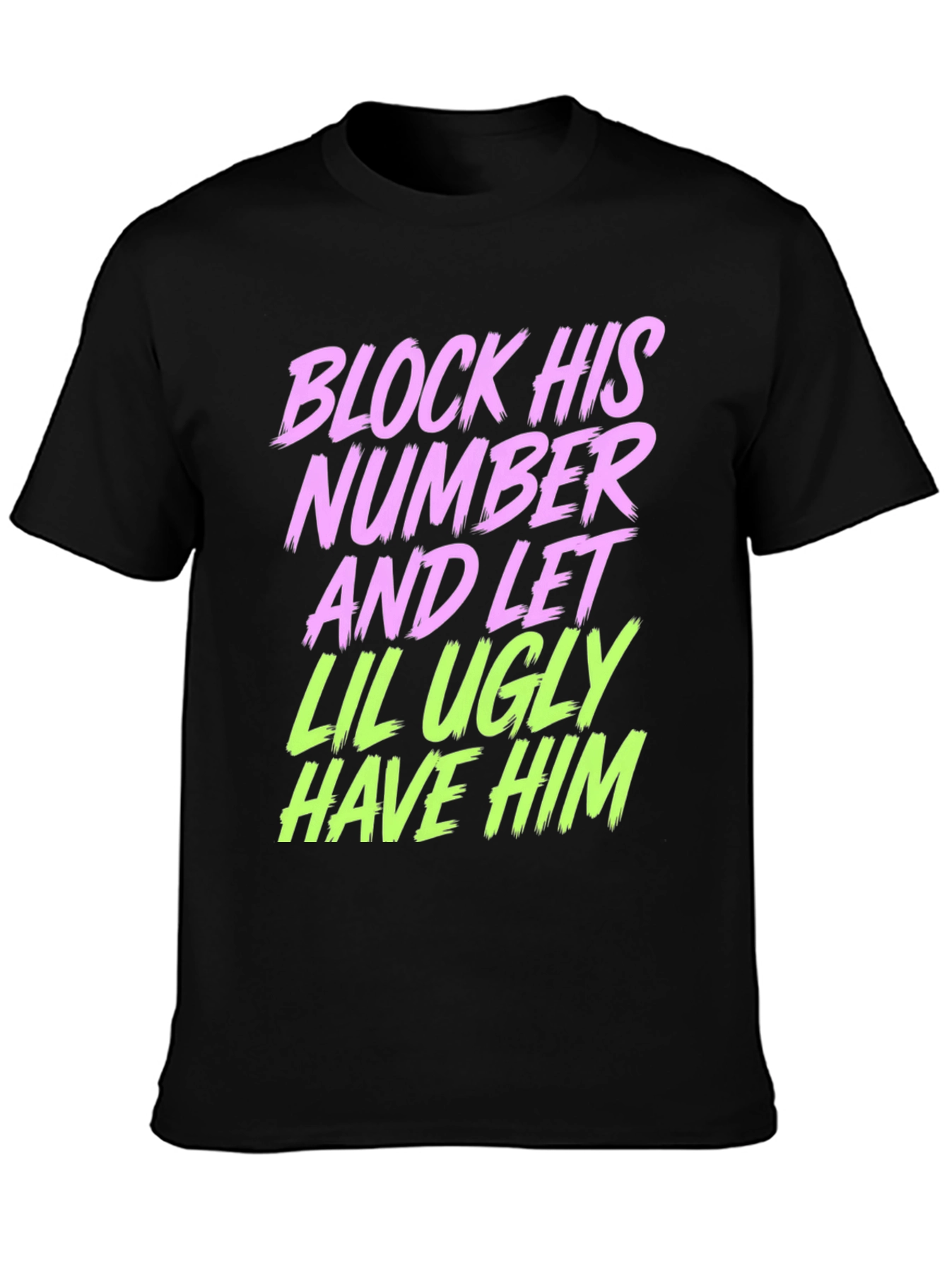 Block His Number Graphic Tee
