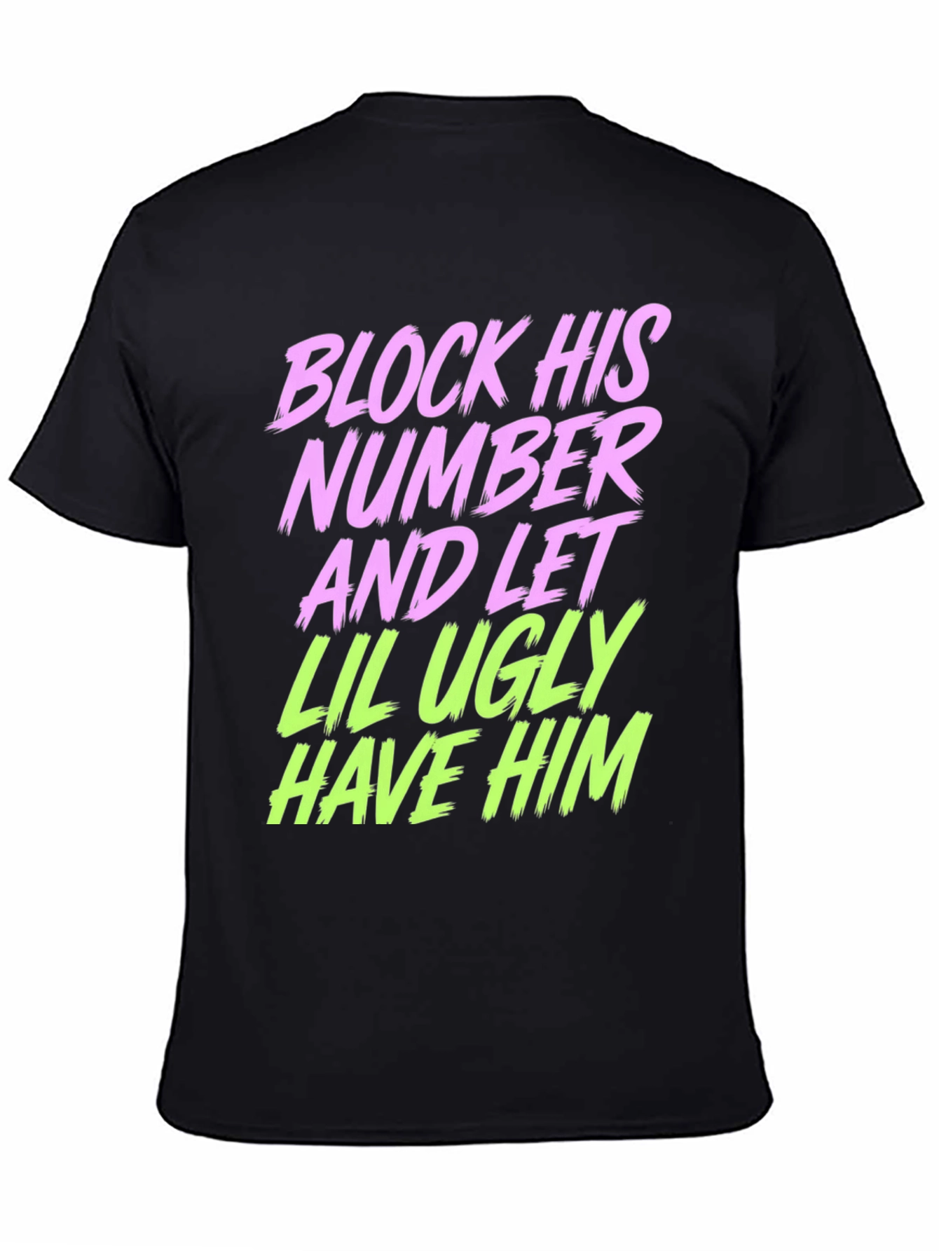 Block His Number Graphic Tee