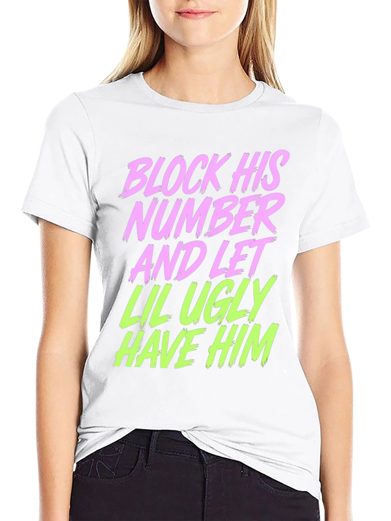 Block His Number Graphic Tee