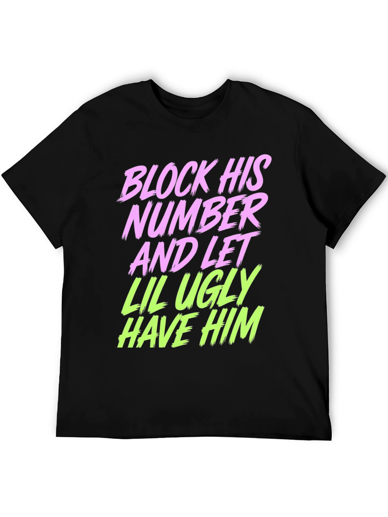 Block His Number Graphic Tee