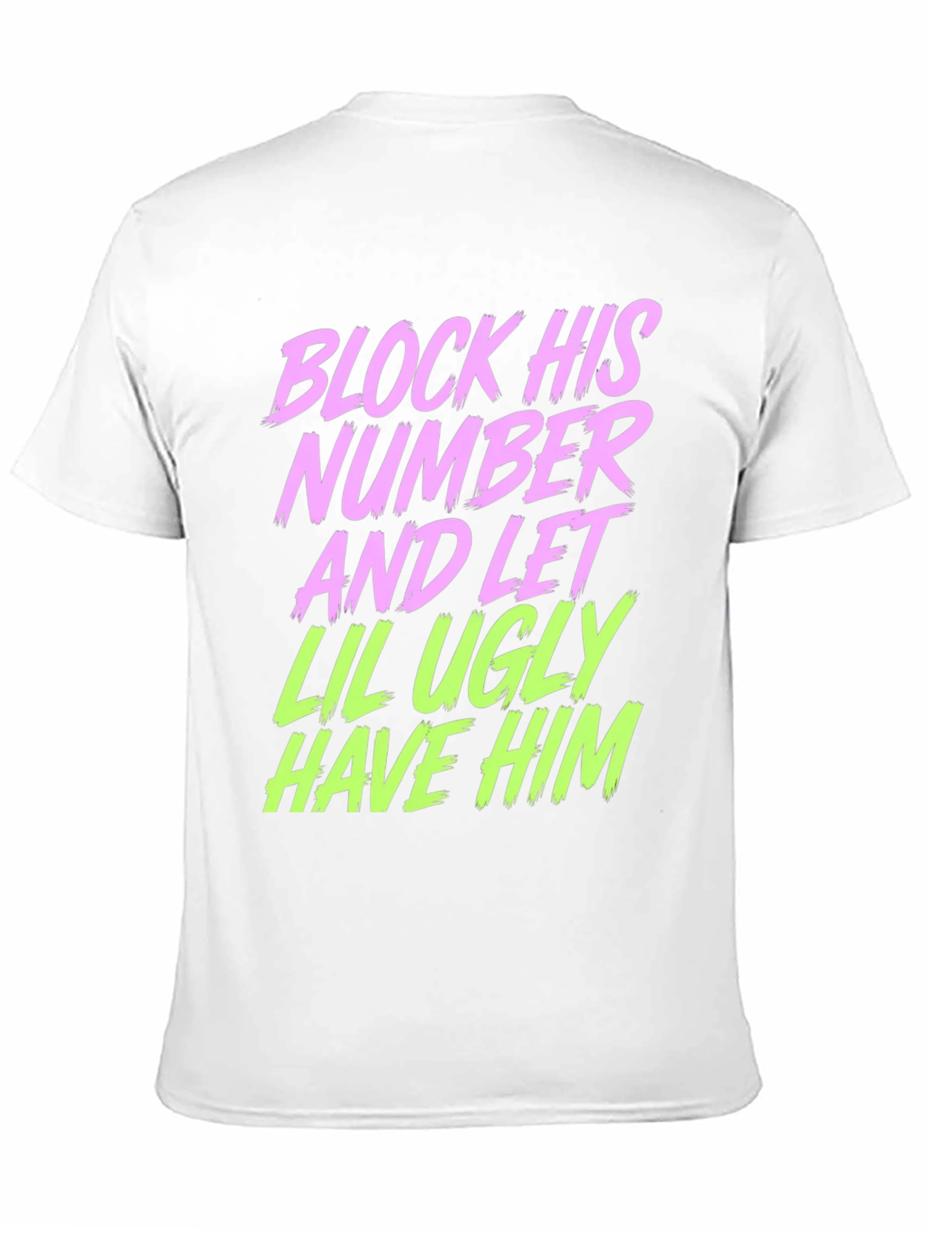 Block His Number Graphic Tee