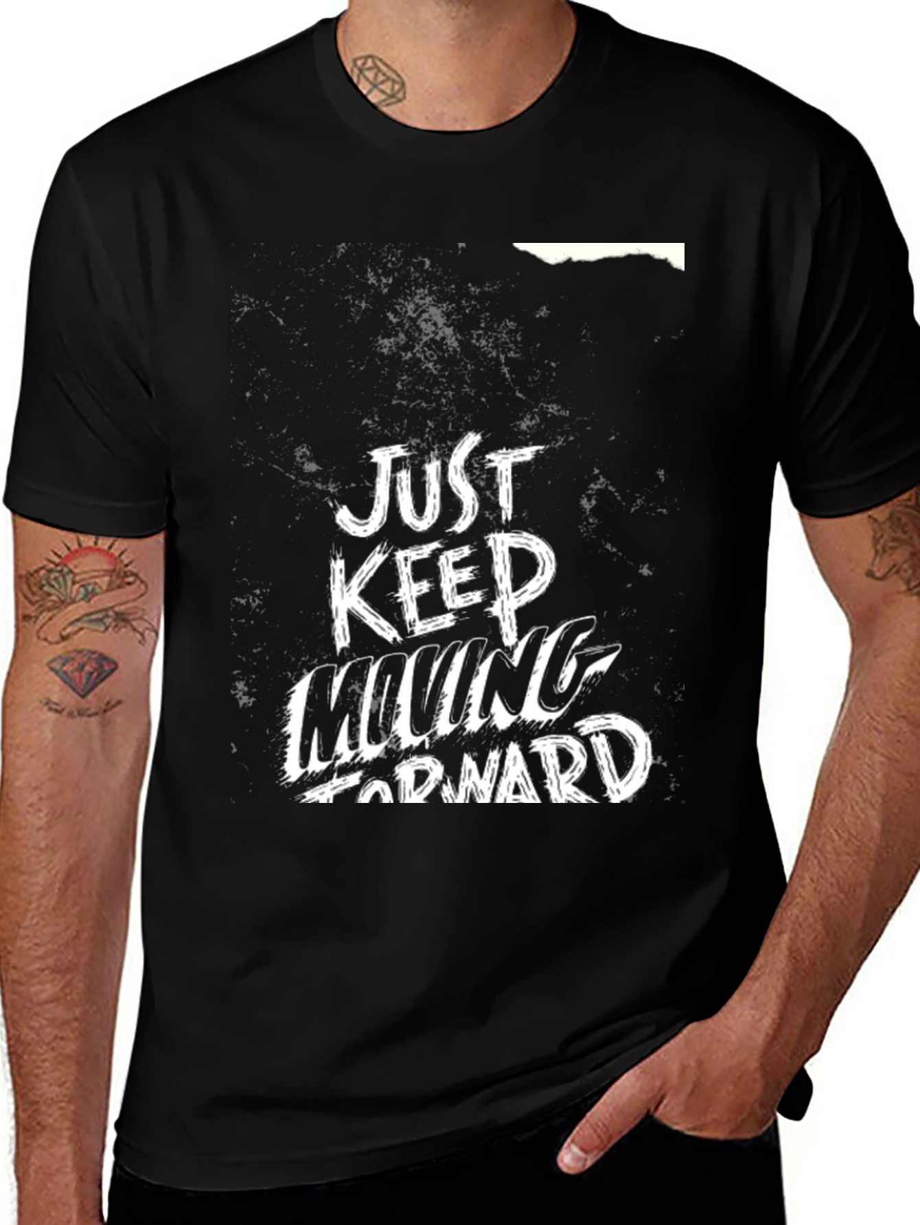 Just Keep Moving Forward Graphic T-Shirt