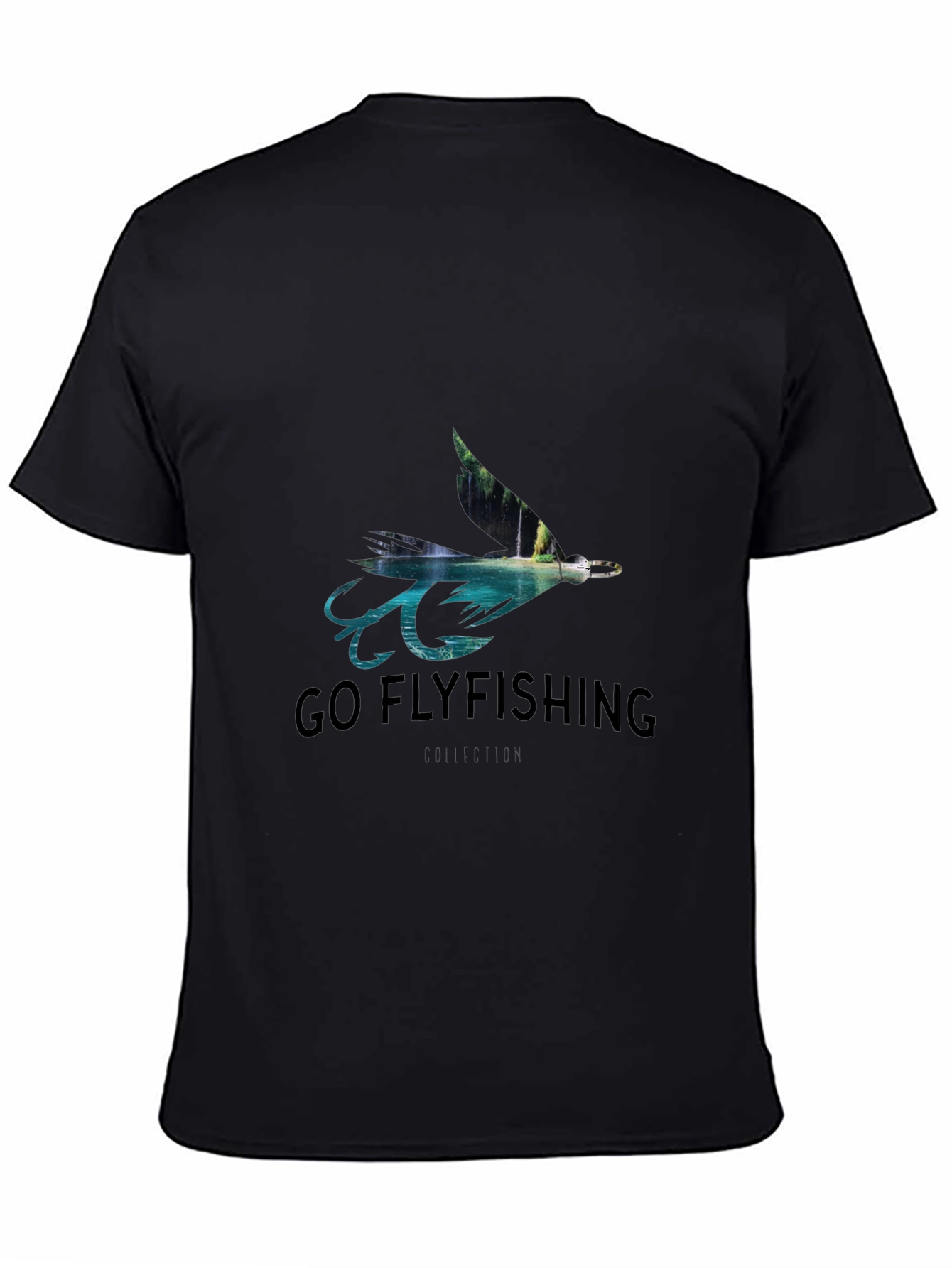 Go Flyfishing Black T-Shirt