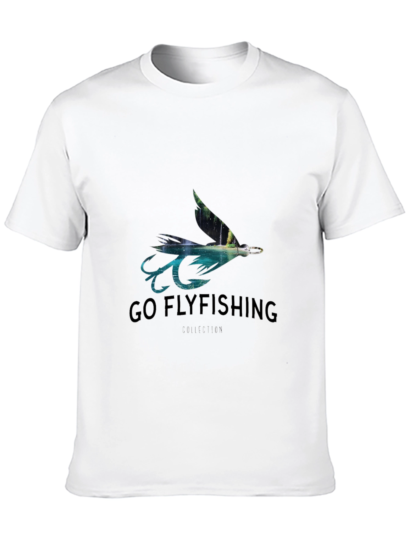 Go Flyfishing Black T-Shirt