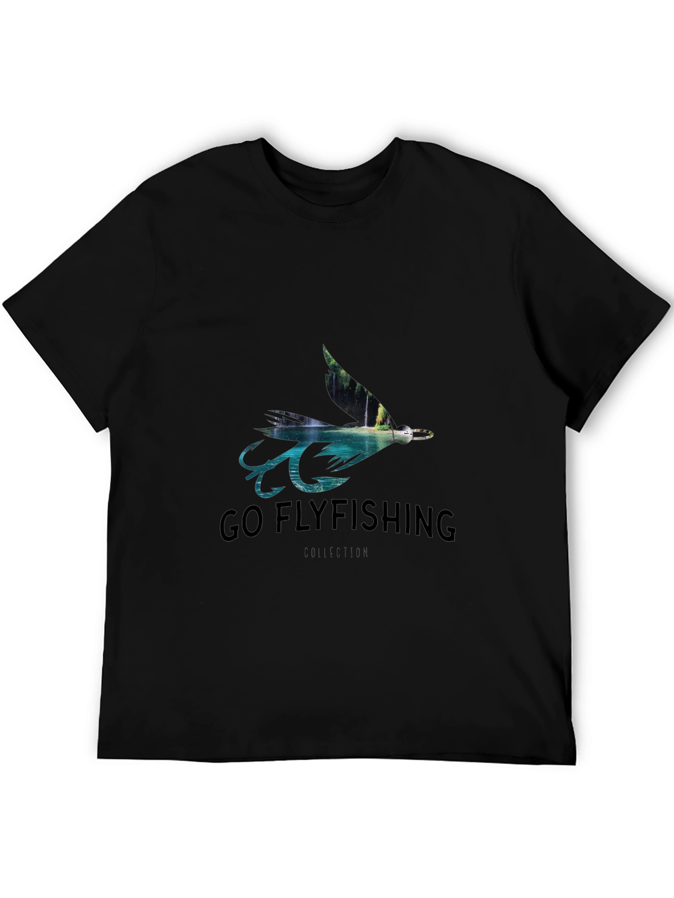 Go Flyfishing Black T-Shirt