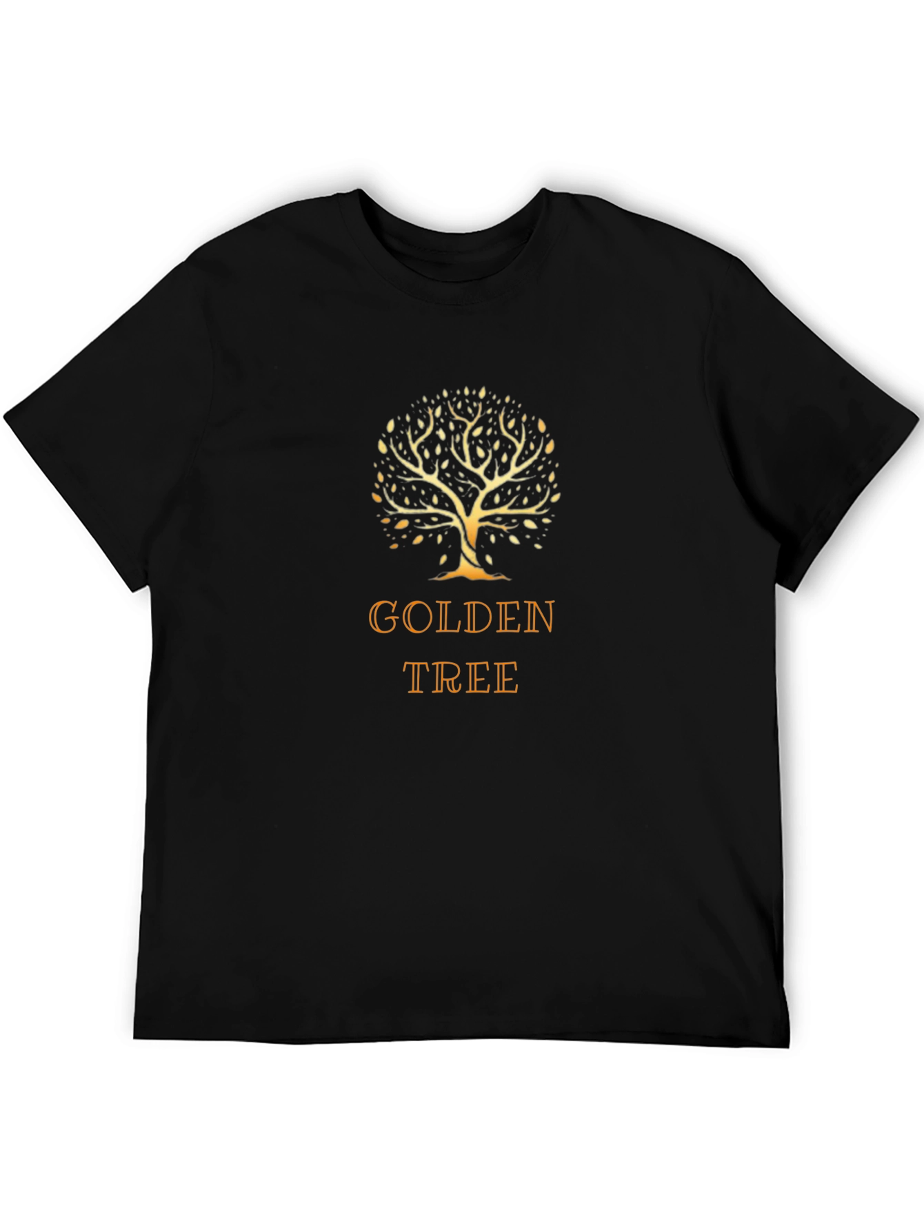 Golden Tree Graphic T-Shirt - Stylish Unisex Tee