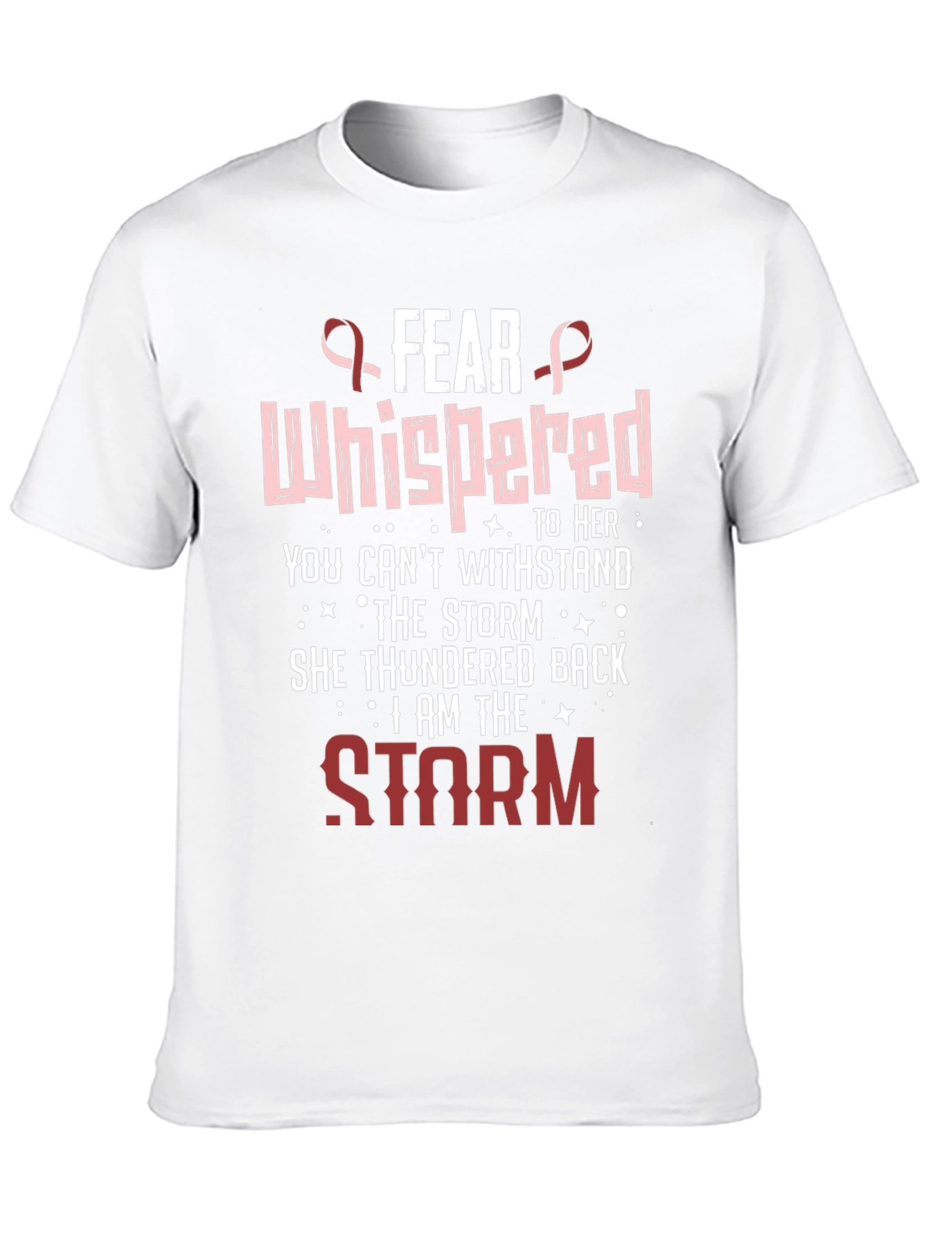 Fear Whispered I Am The Storm Graphic Tee