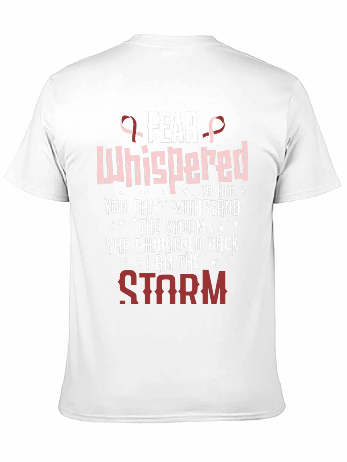 Fear Whispered I Am The Storm Graphic Tee