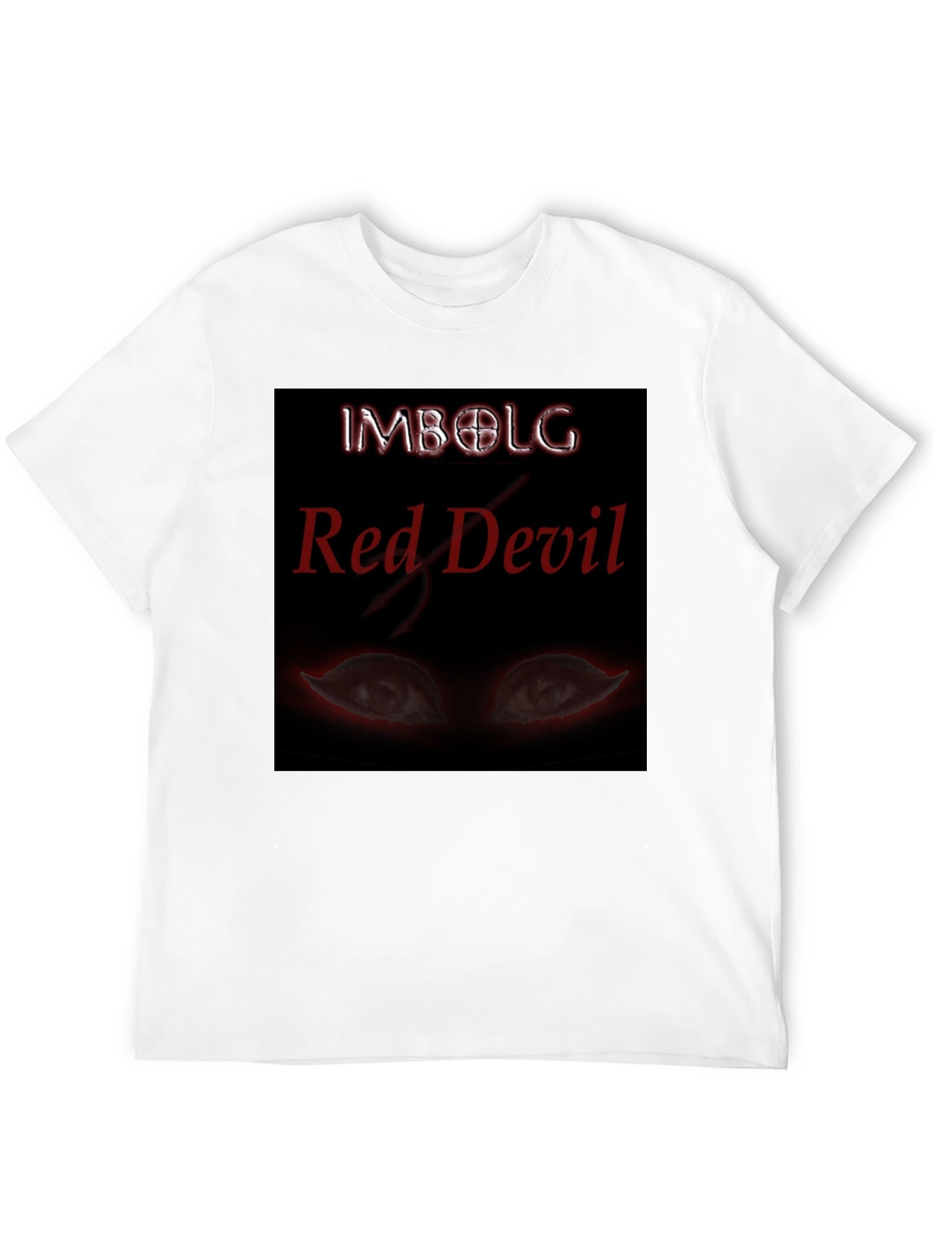 Imbolg Red Devil Graphic Black T-Shirt