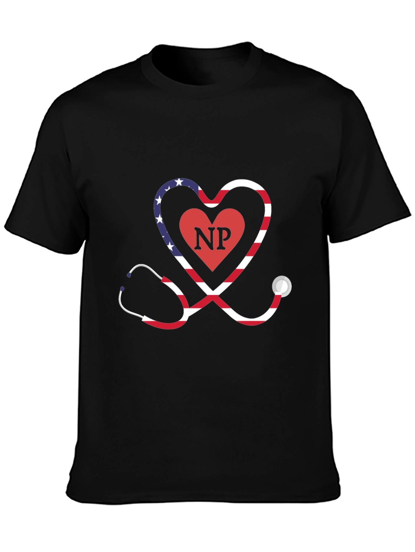 Nurse Practitioner Stethoscope Heart T-Shirt