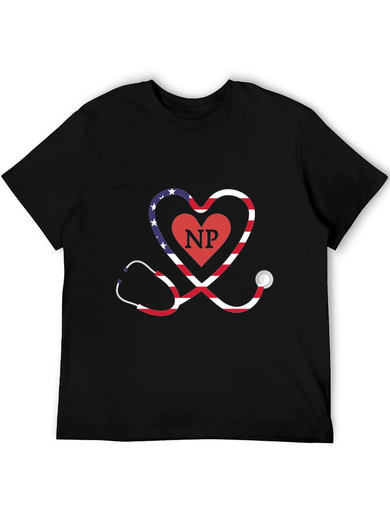 Nurse Practitioner Stethoscope Heart T-Shirt
