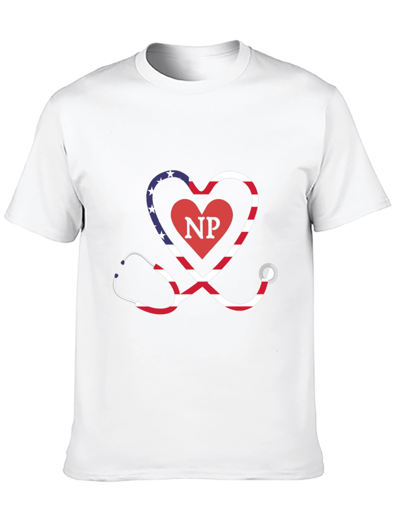 Nurse Practitioner Stethoscope Heart T-Shirt